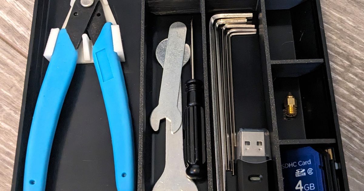 Ender 3 S1 Pro Tool Tray Insert (REMIX) by ALuck | Download free STL ...