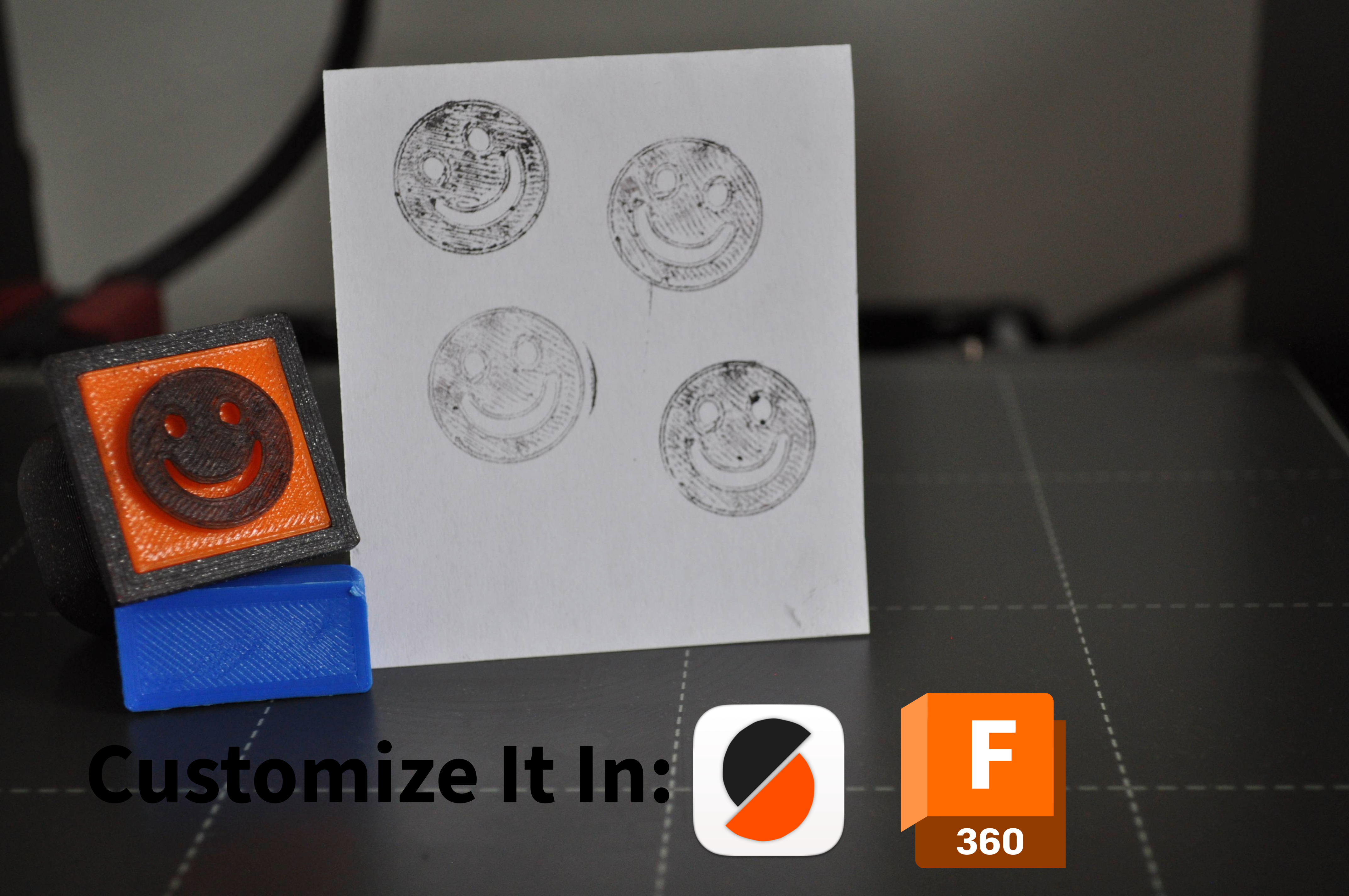 Super Easy Customizable Stamp Small
