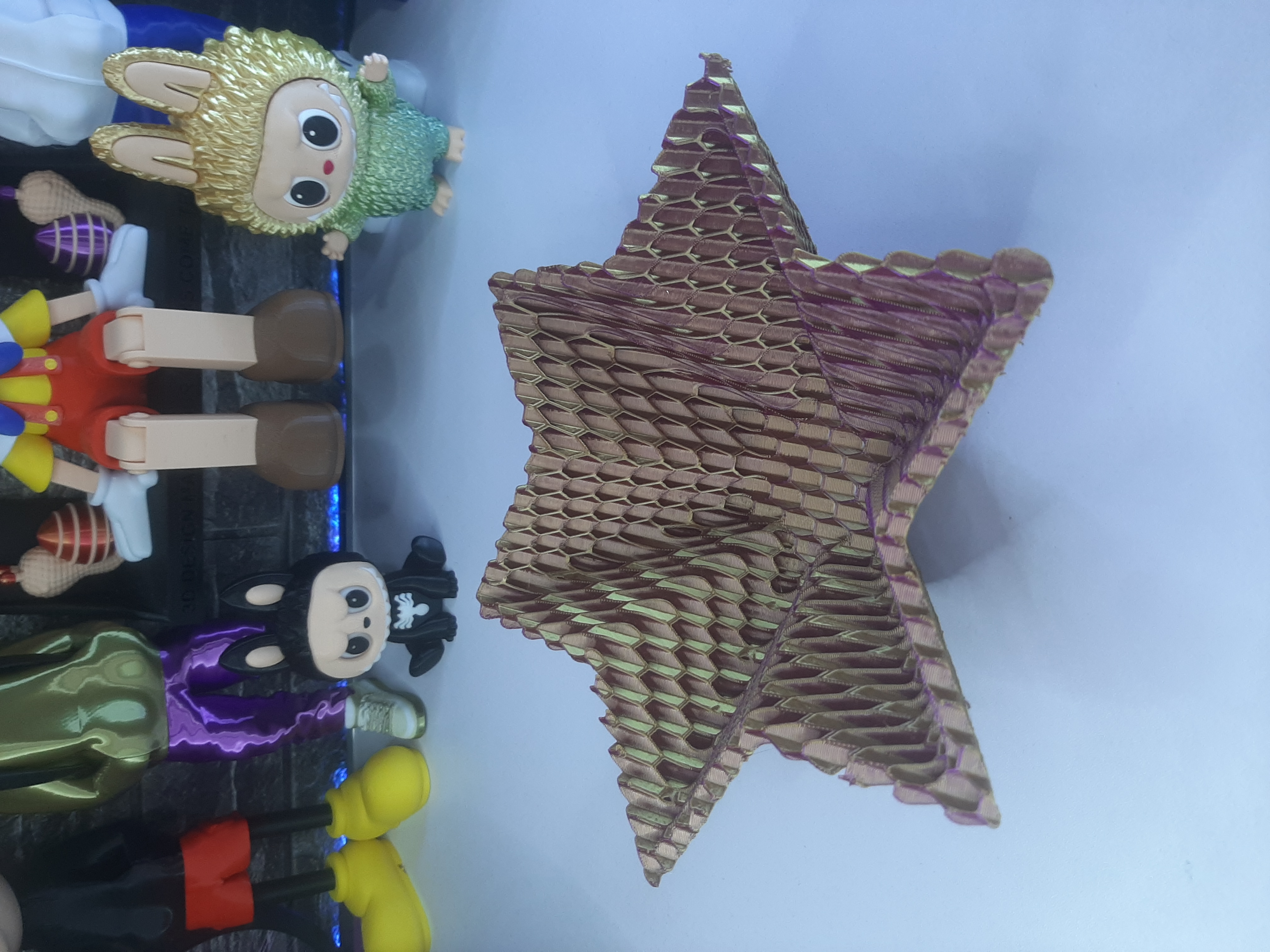 honeycomb star bowl 3D model by geo panta