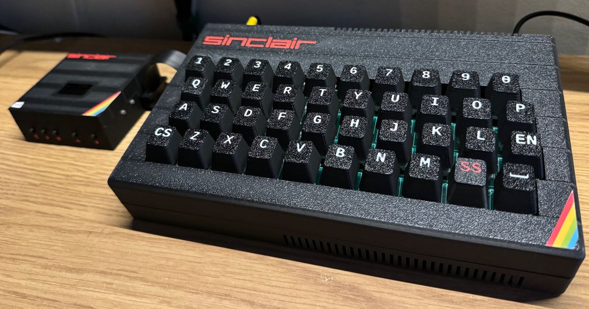 Replacement ZX Spectrum 48k Case & Key Caps for Mechanical 
