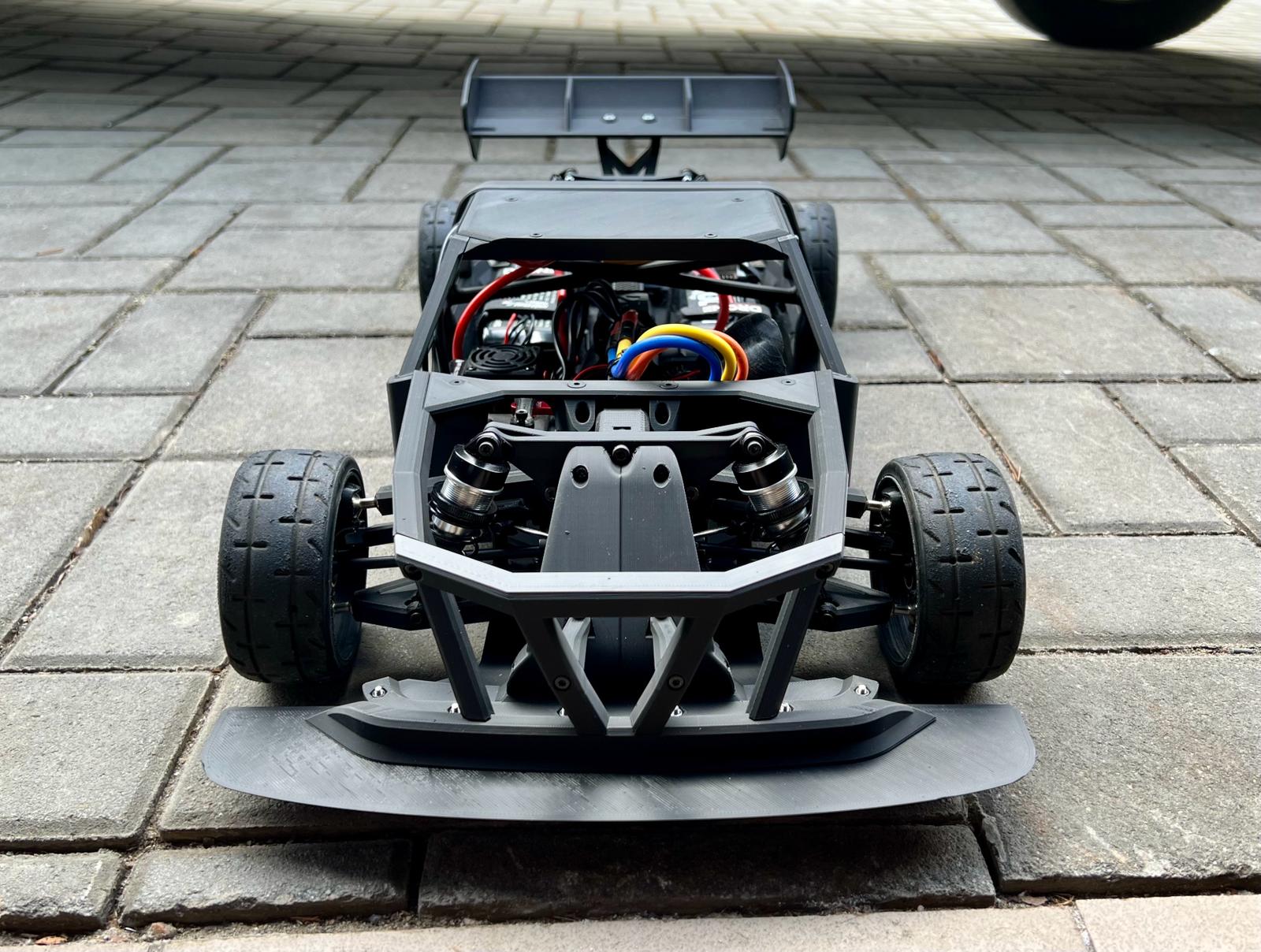 STREET BASHER 3D PRINTED RC CAR 1/7 by Kreato3D Download free STL