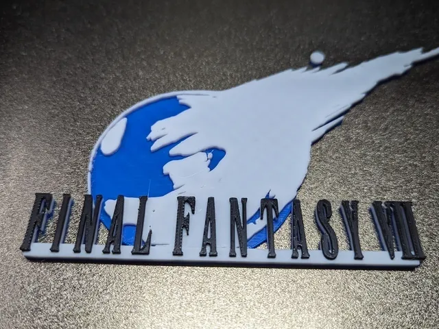 Final Fantasy 7 Logo Multicolour