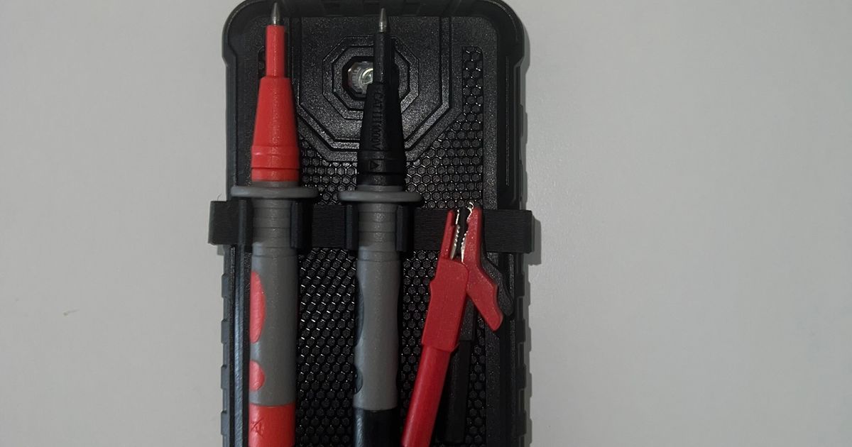 Kaiweets KM602 Multimeter Probe Holder by greboid Download free STL