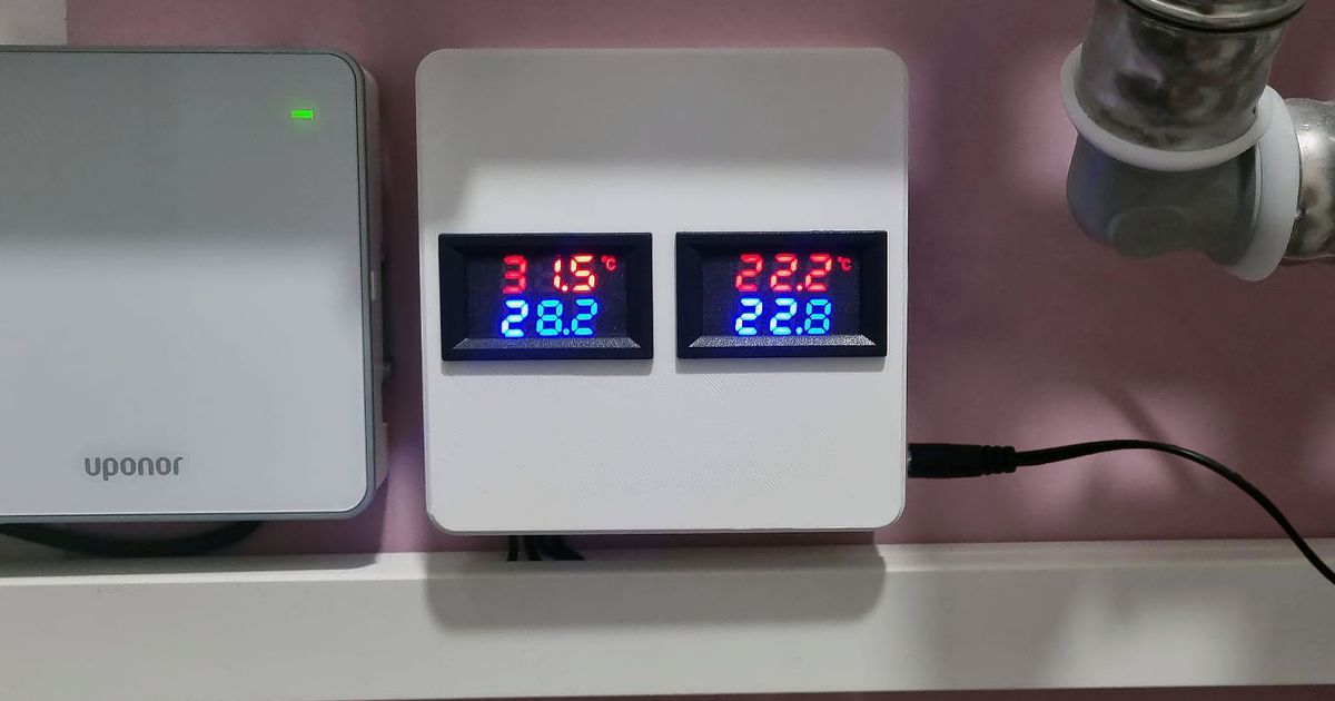 Temperature Sensor Case by The3Designer Download free STL model