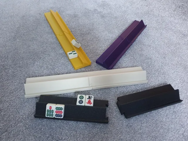 Mahjong Tile Rack by skarfie123 | Download free STL model | Printables.com