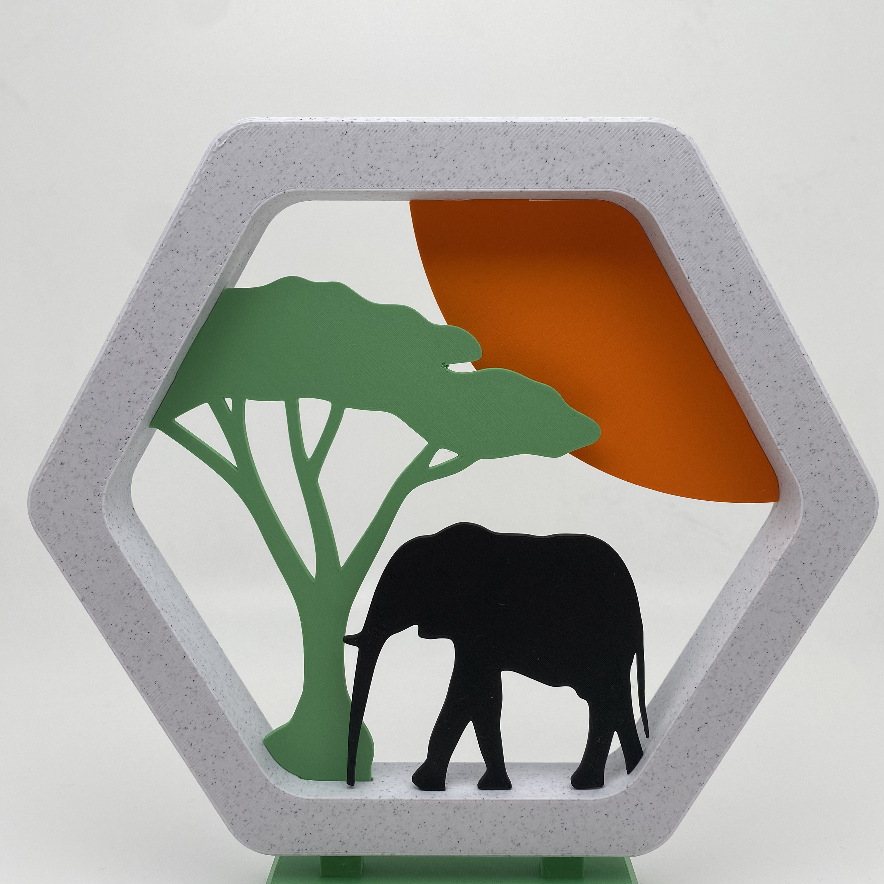 Miniatura 2 do modelo 3D Savannah decoration frame