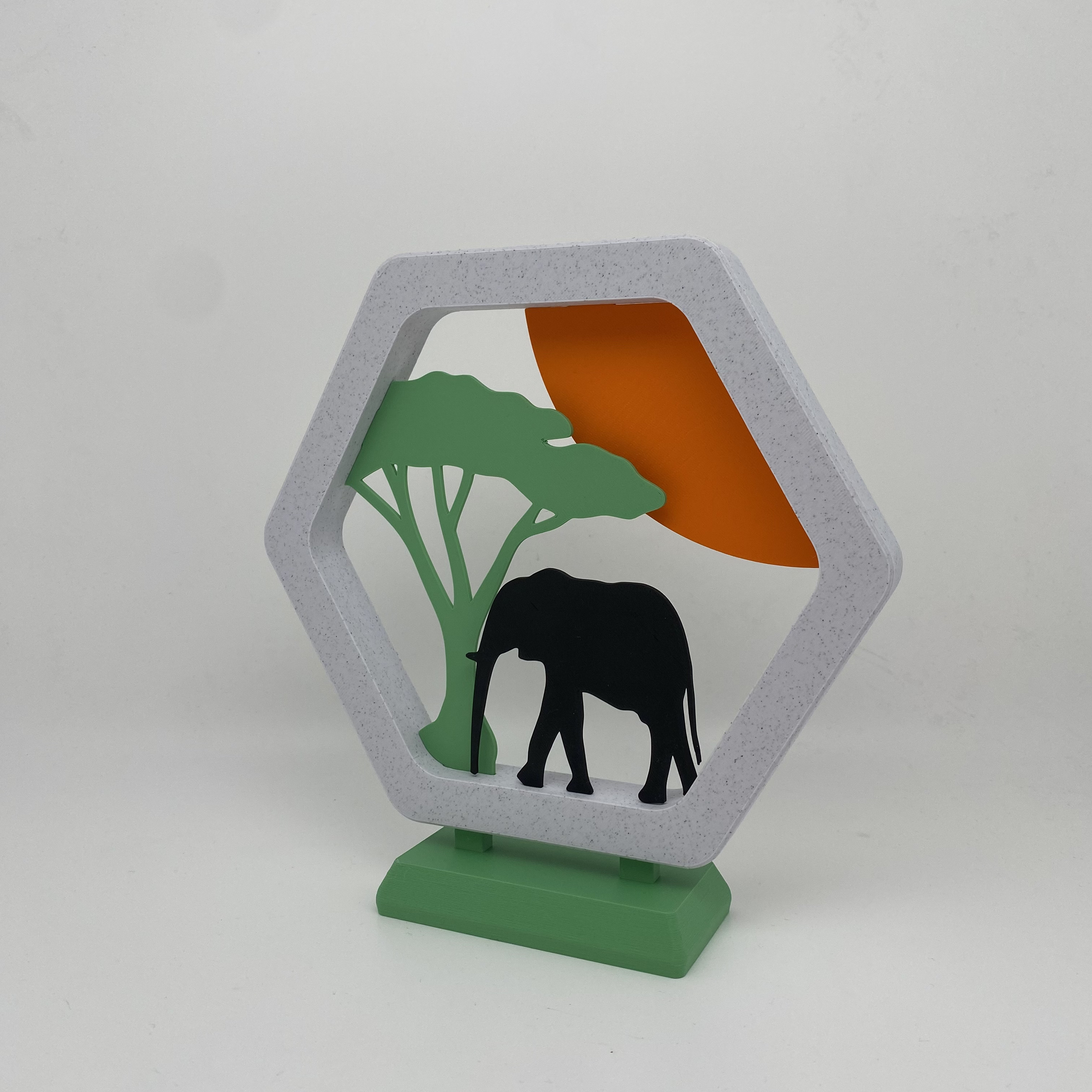 Miniatura 3 do modelo 3D Savannah decoration frame