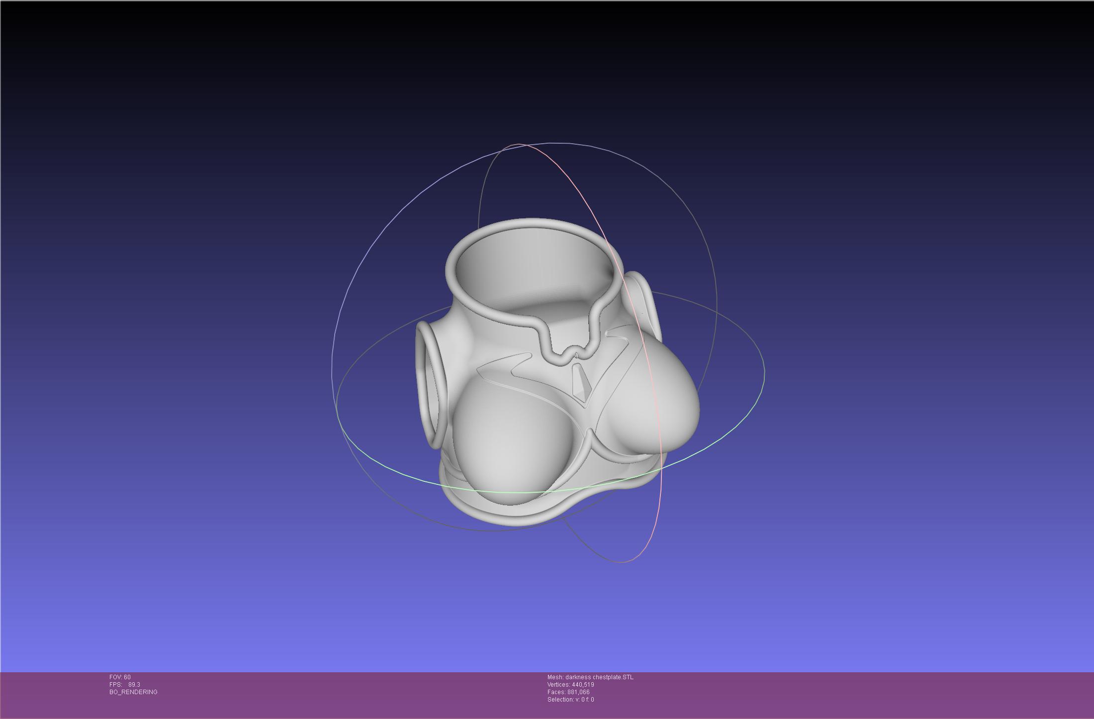 Konosuba Darkness Chestplate Printable Model
