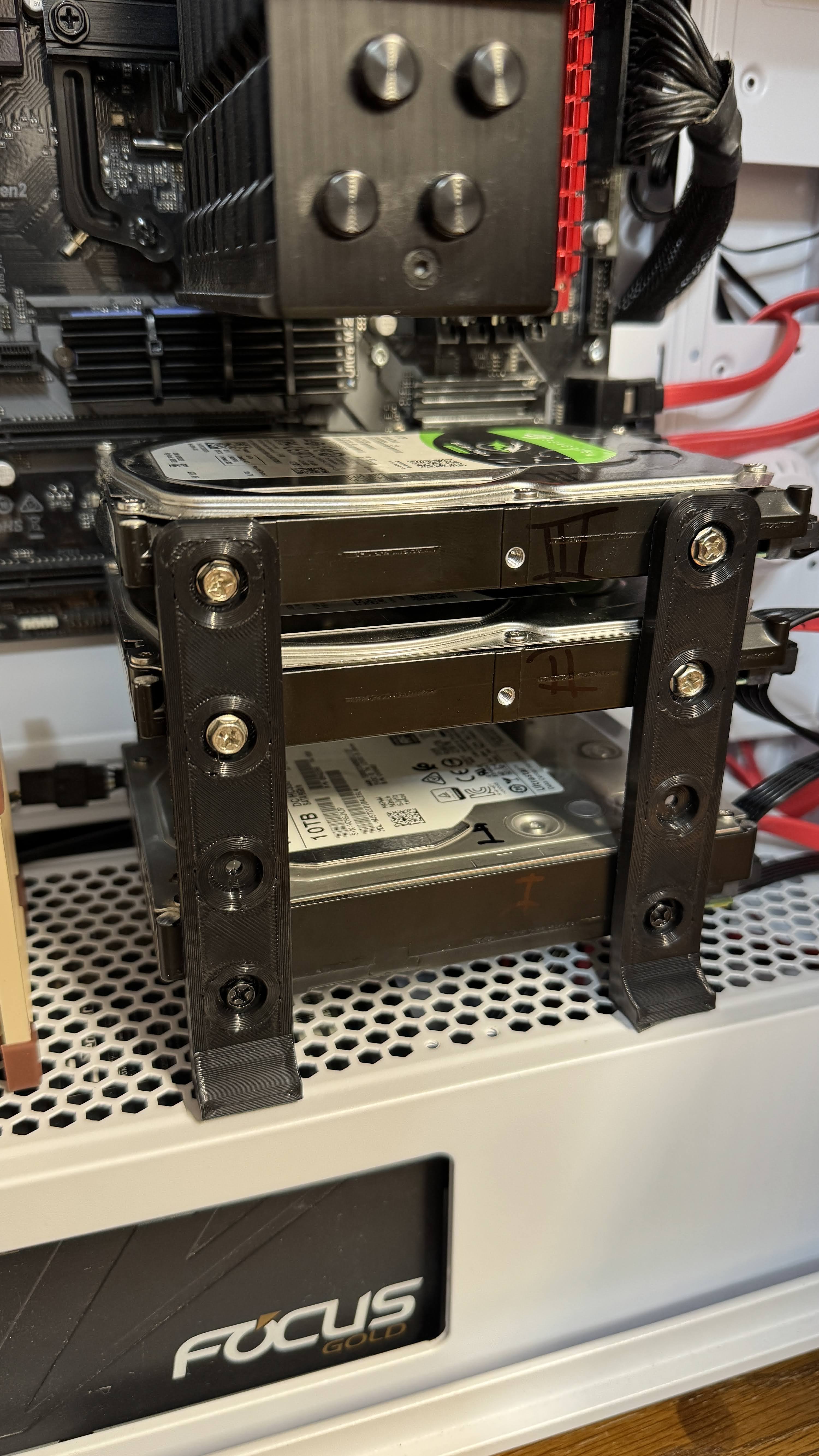 Triple/Quad stacked HDD Holder TPU