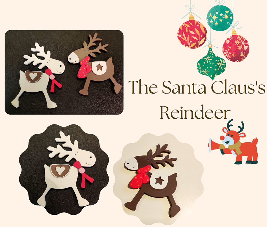 The Santa Claus's Reindeer by miziomon | Download free STL model ...