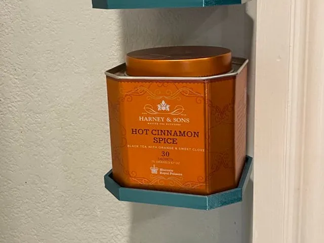 Harney & Sons Tea Tin Shelf