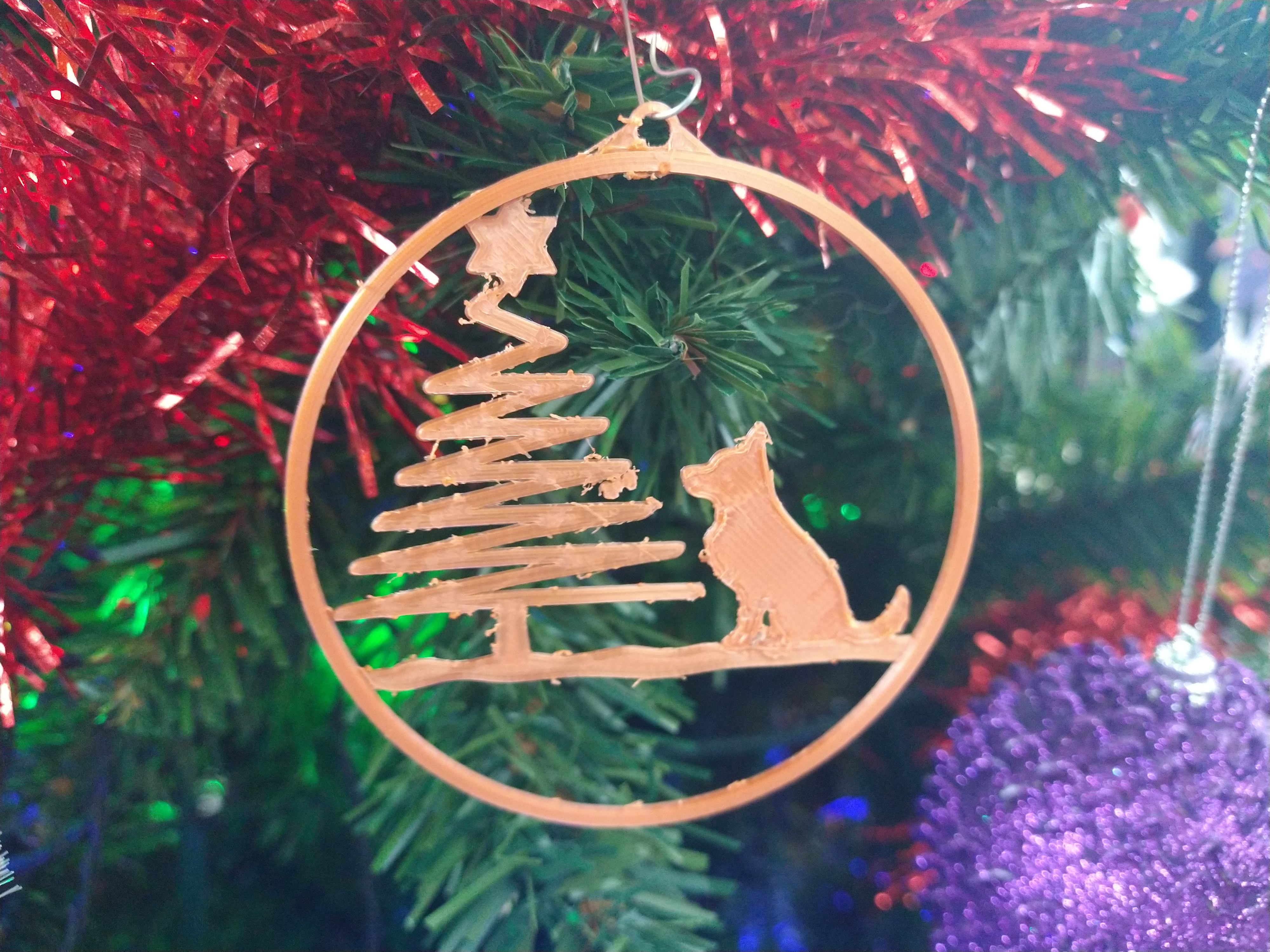 German shepherd ornament