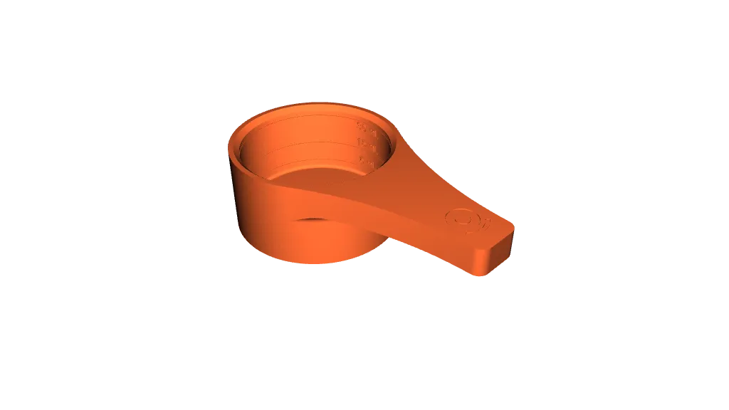 Waschpulver-Dosierhilfe (washing powder measuring cup) by c3poSAW, Download free STL model