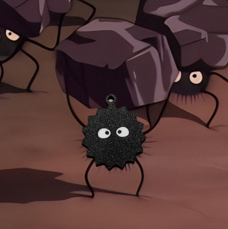 Spirited Away Soot Spirit Keychain