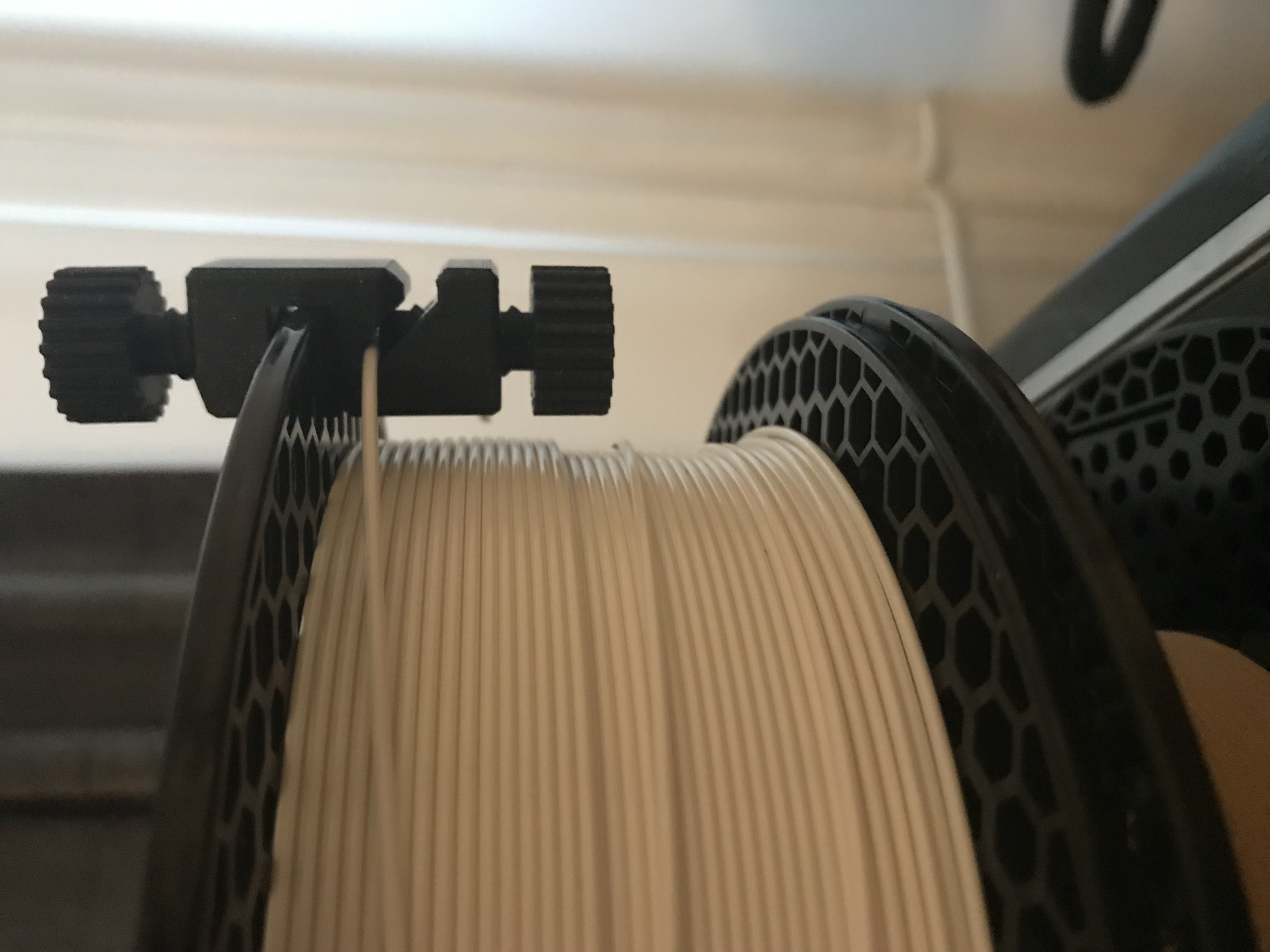 double screw filament clip