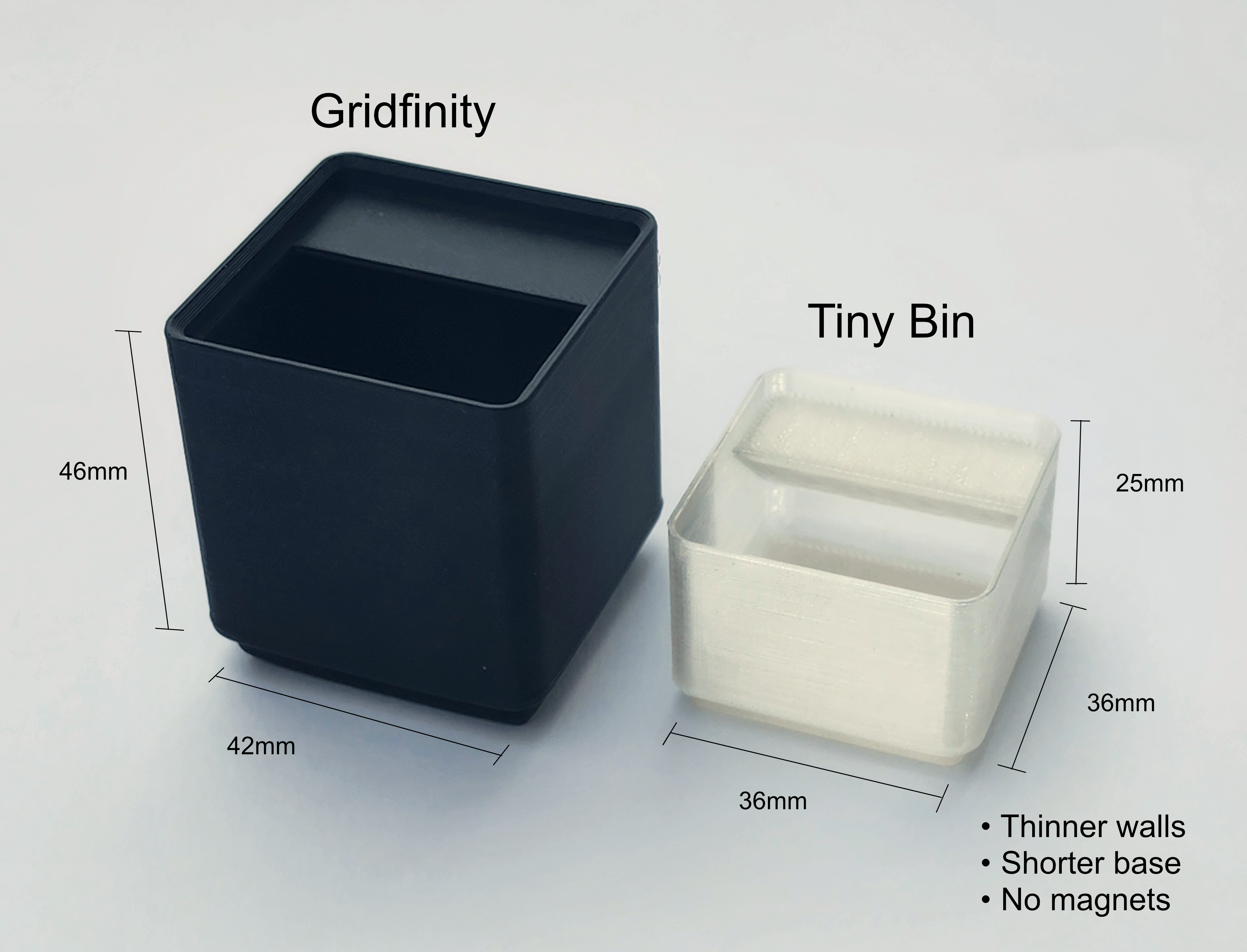 Tiny Bins - Efficient Small-Parts Storage [Parametric] — miniatura 3