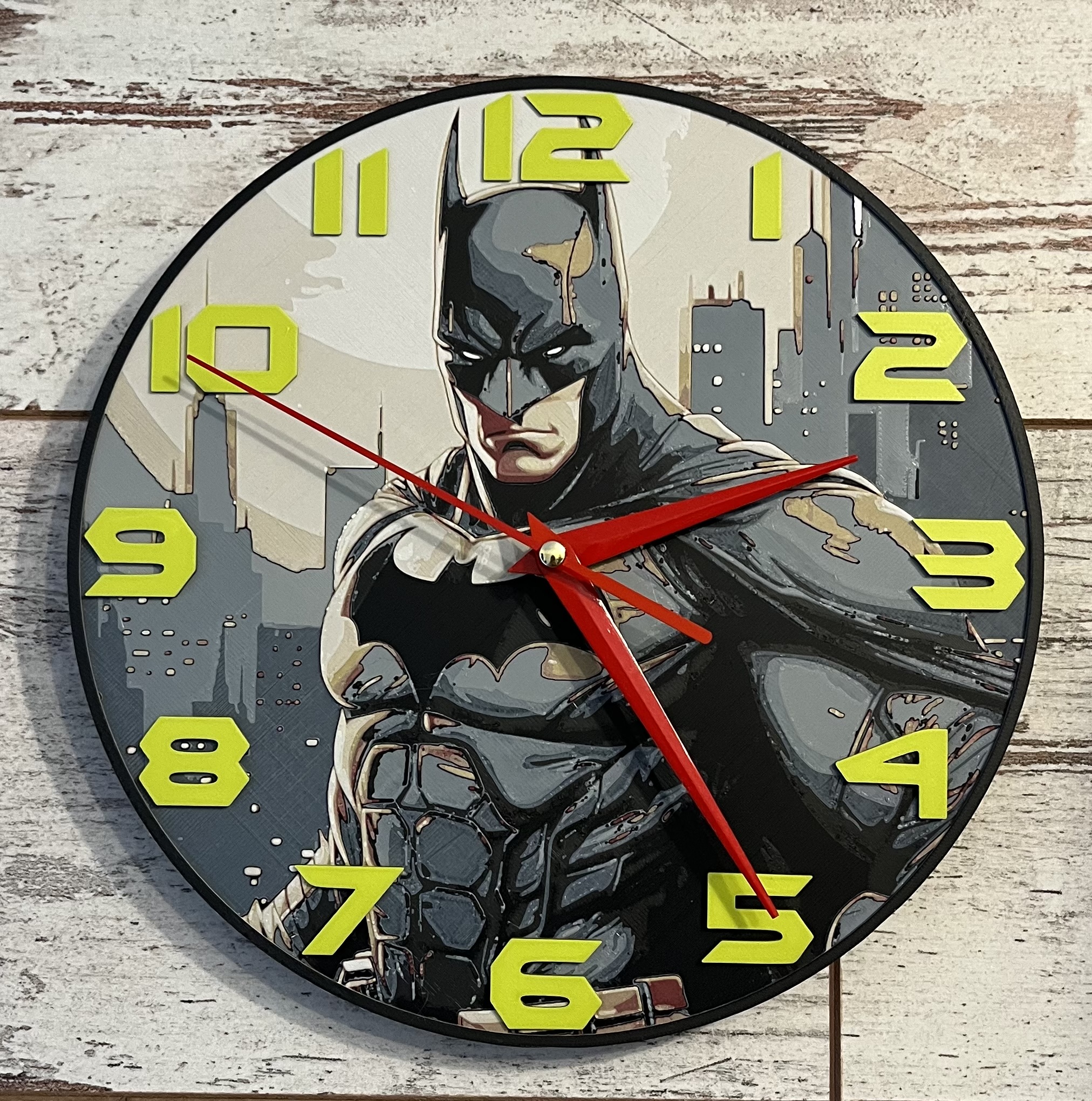 Batman Clock (Filament Painting) by Ian Smalley | Download free STL ...