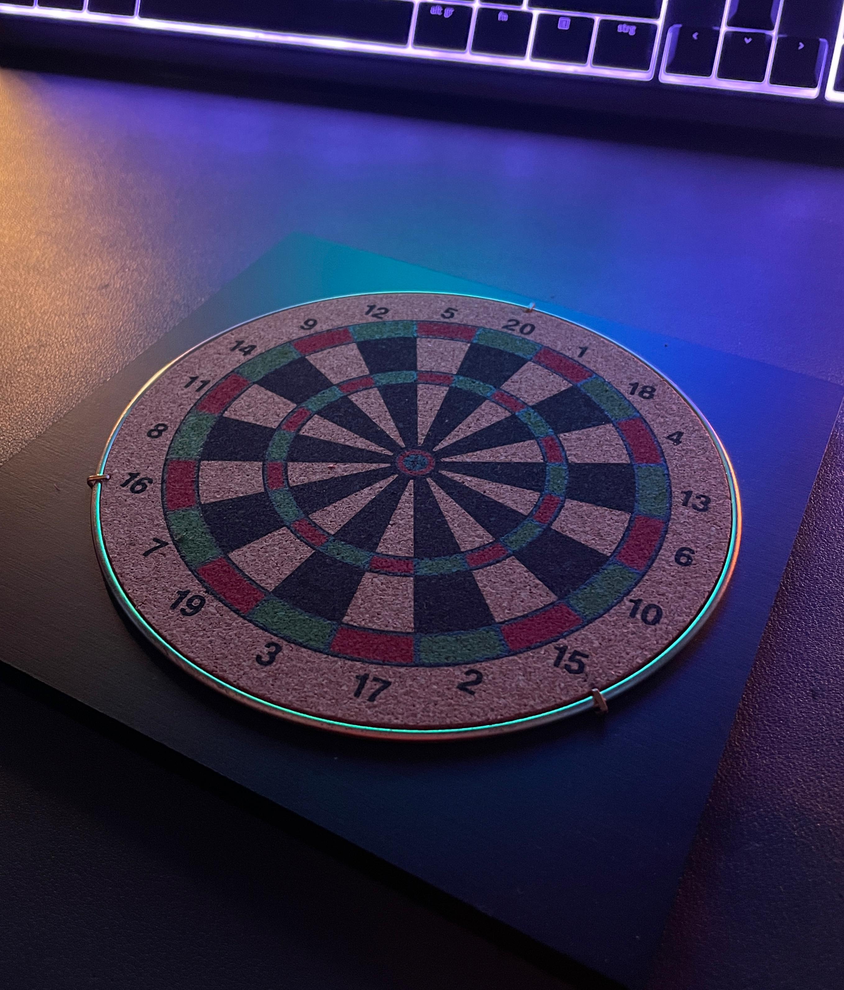 Modern Dartboard – 3D Printable Model
