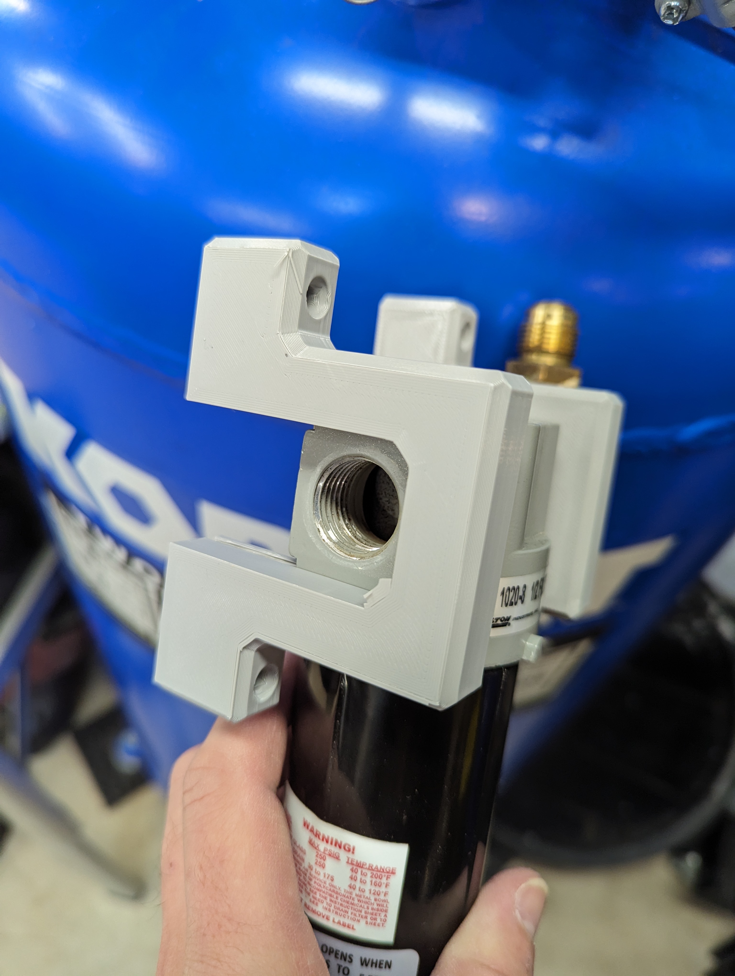 Air Compressor regulator / dryer U bracket. by trackster986 Download