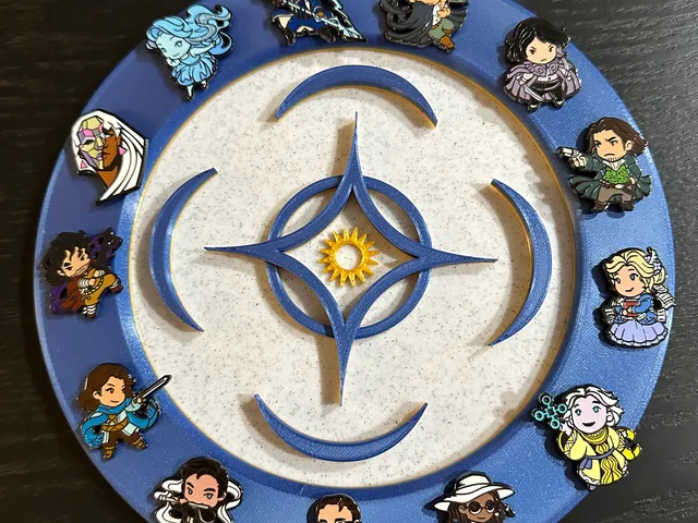 Year of Sanderson Cosmere Pin Display