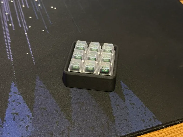 3x3 Macropad for Cherry MX switches with USB-C