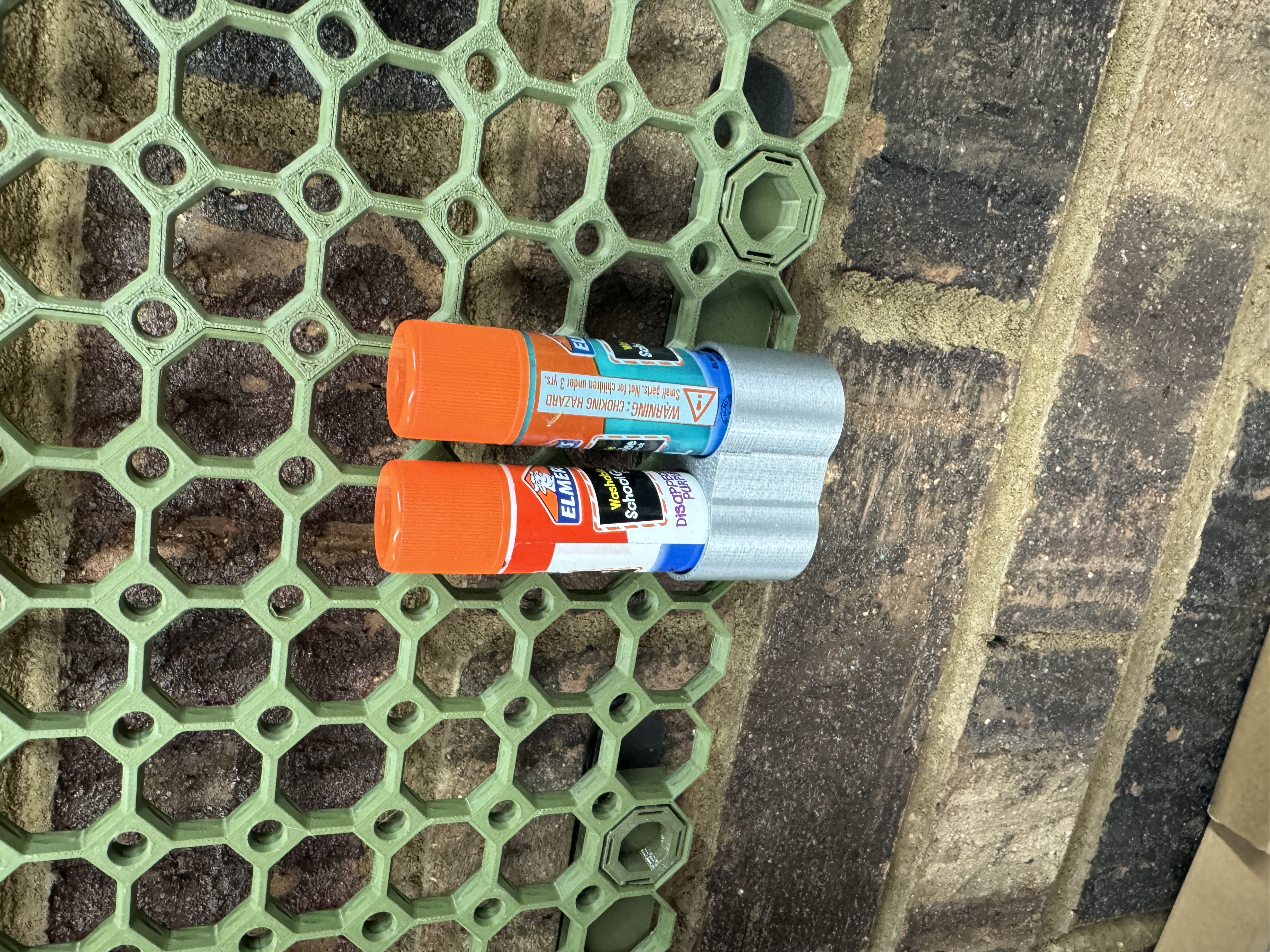 Small Dual Gluestick Holder for Multiboard - Push Fit Connection