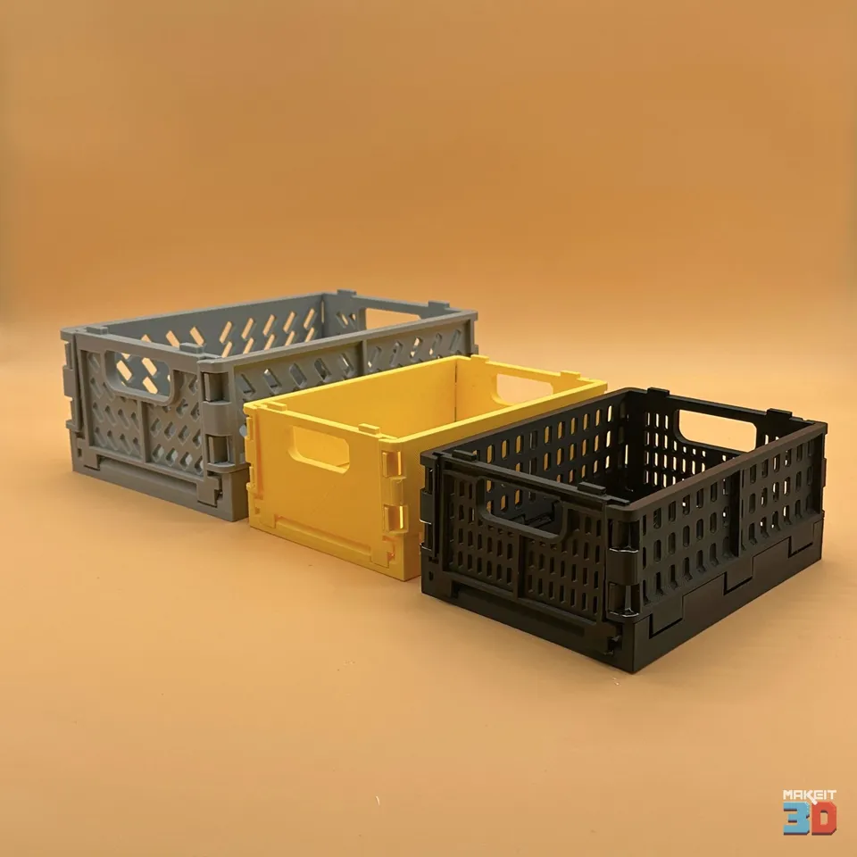 3D Printable Stackable Beer Crate by PeterGram