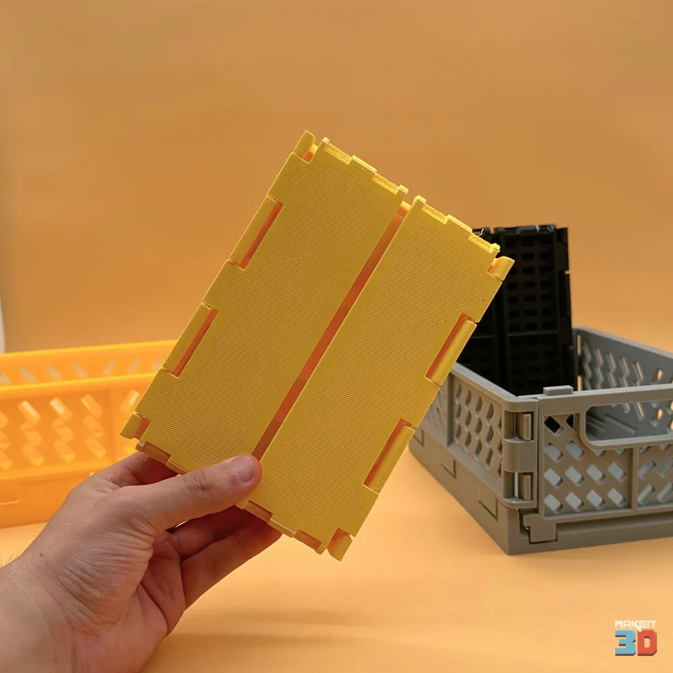 3D Printable Stackable Beer Crate by PeterGram