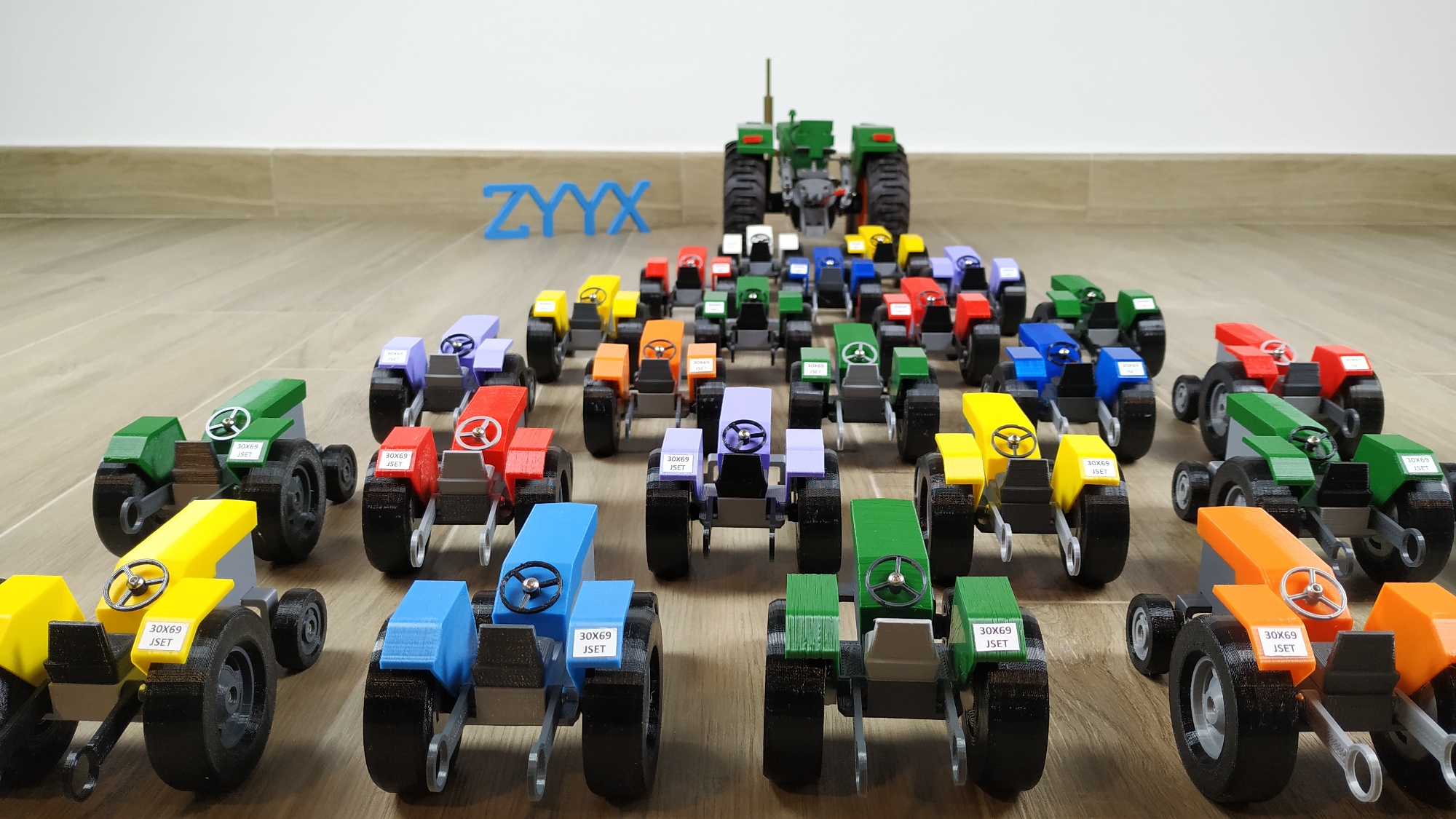 Miniatura 2 do modelo 3D OpenRC Tractor model toy MK2