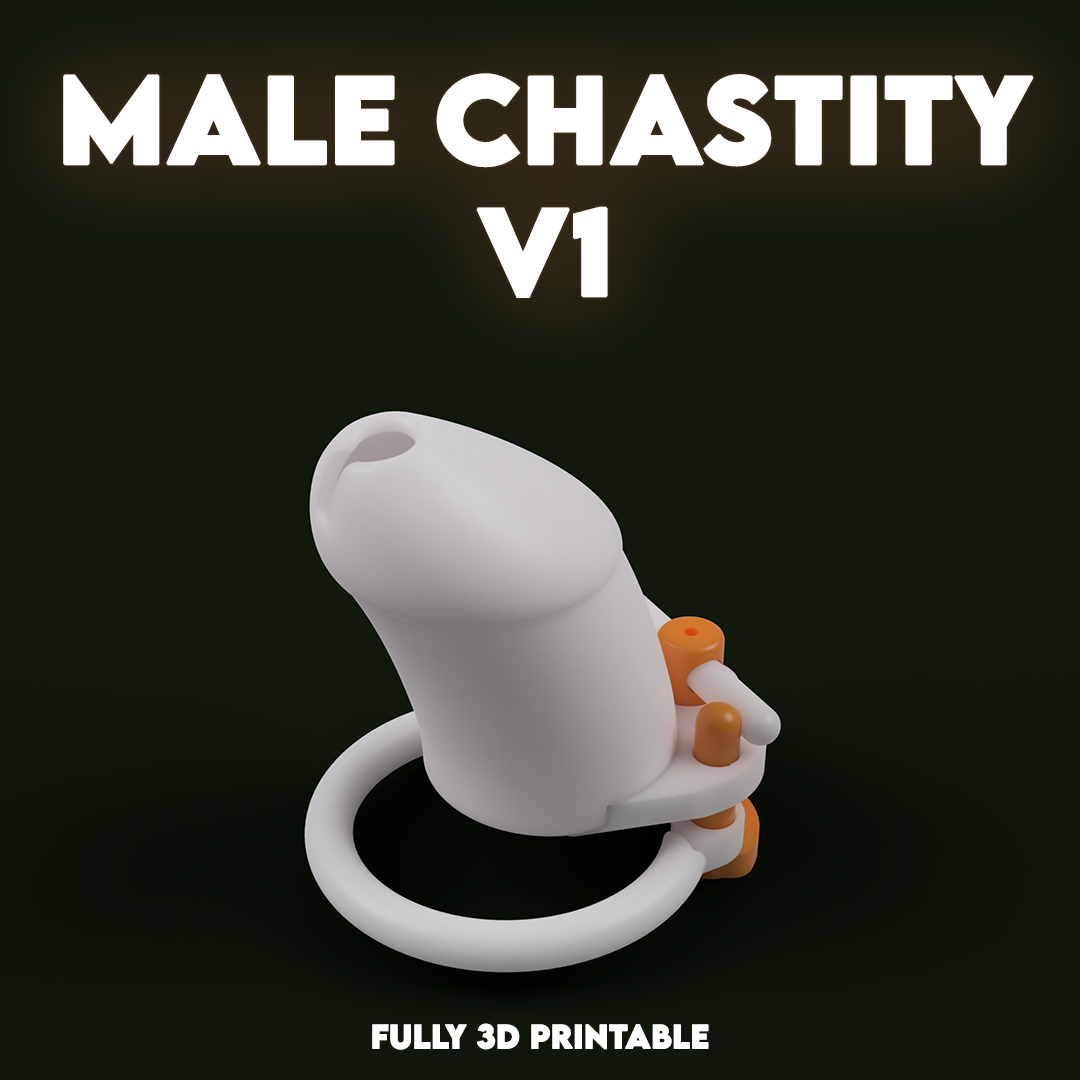 MALE CHASTITY V1 / FULLY 3D PRINTABLE by BEmeow | Download free STL model |  Printables.com