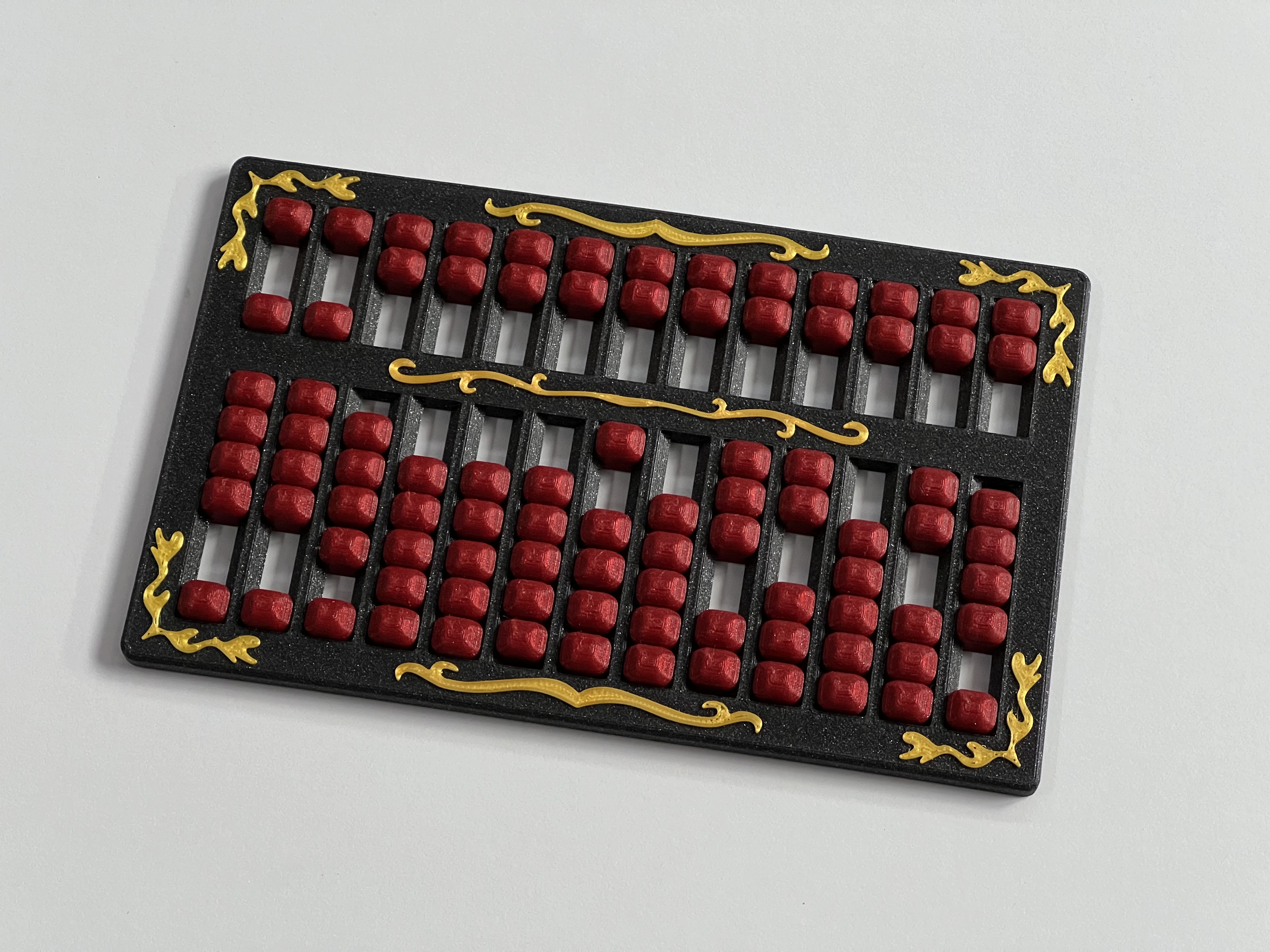 Print-in-Place Chinese Style Abacus (Suanpan)