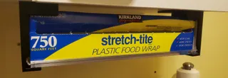 Costco Plastic Wrap Holder for under cabinet mounting