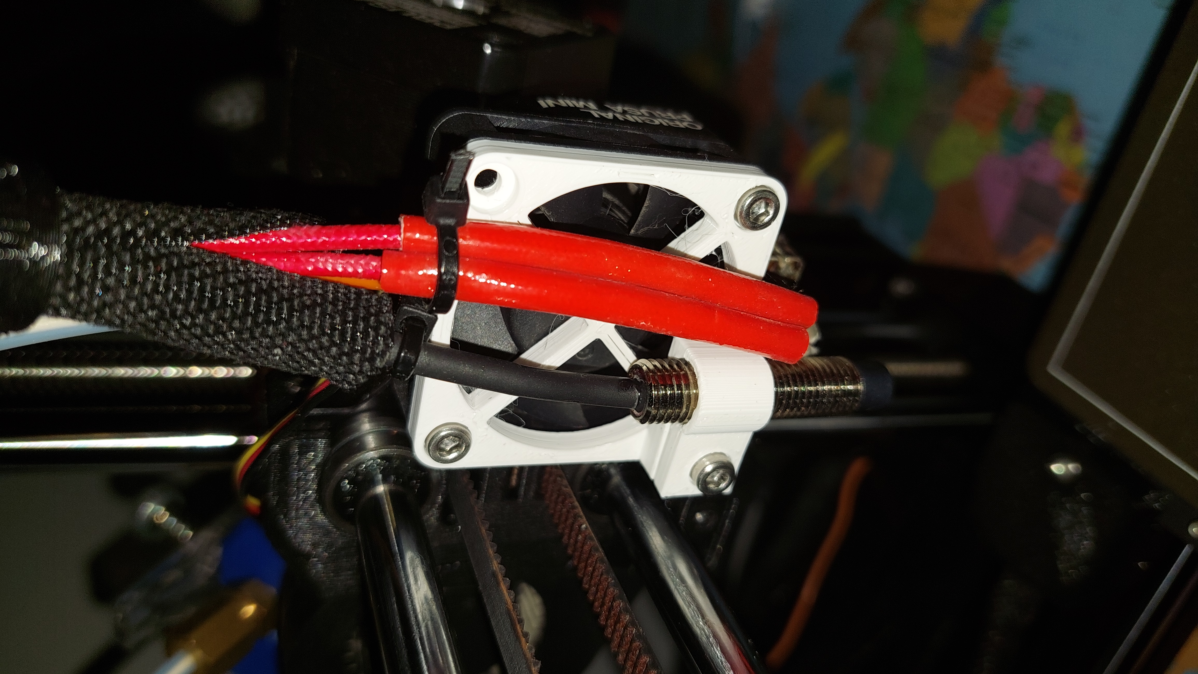Prusa MINI Fan and PINDA sensor assembly
