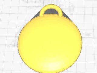 Round Keychain Template by Adudewhoprints567 | Download free STL model ...