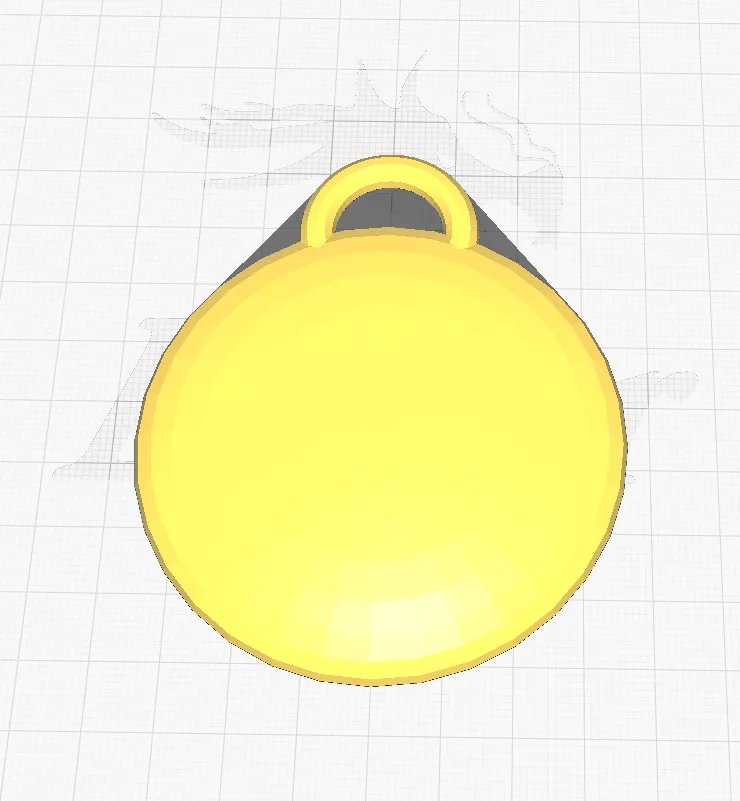 Round Keychain Template by Adudewhoprints567 | Download free STL model ...