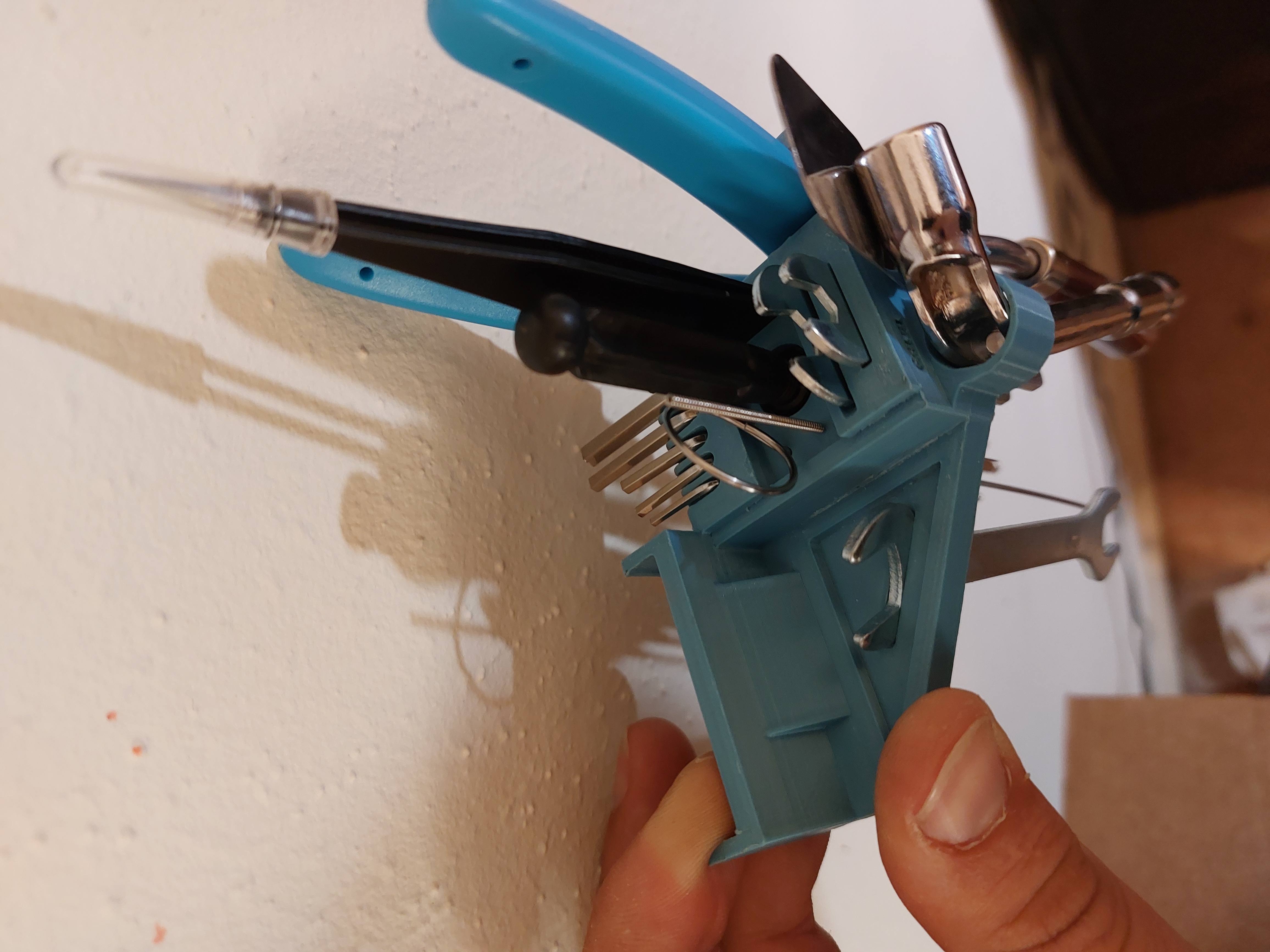 Ender 3 Tool Holder - Expanded for Sovol SV06+ 3D model thumbnail