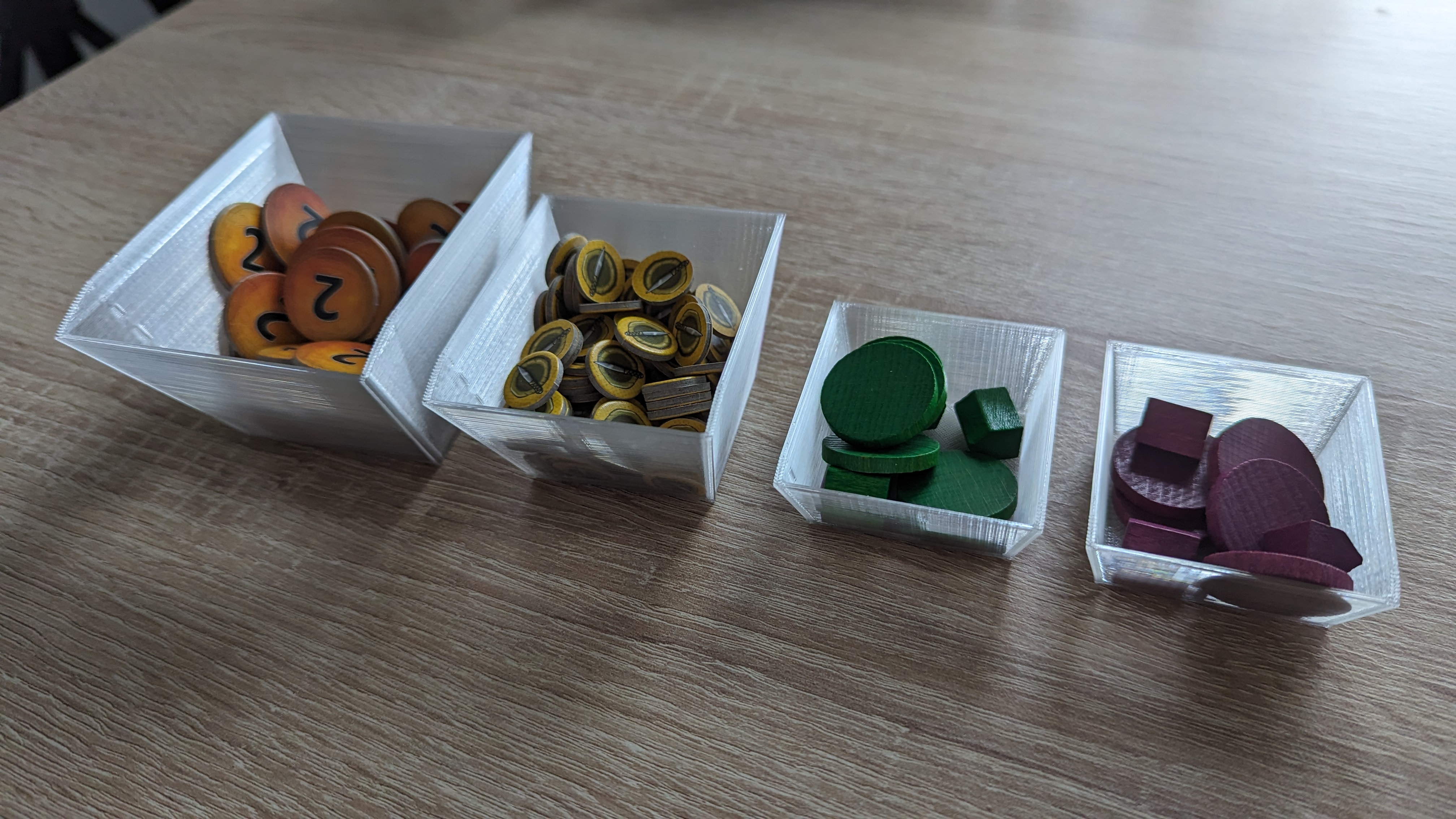 Miniatura 2 do modelo 3D Stackable box - 3 sizes (usable for board games)