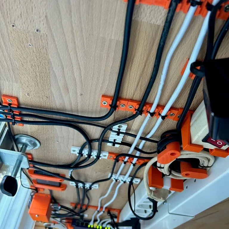 Desk Cable Management - 3D Printed Solution - XYZProdigy