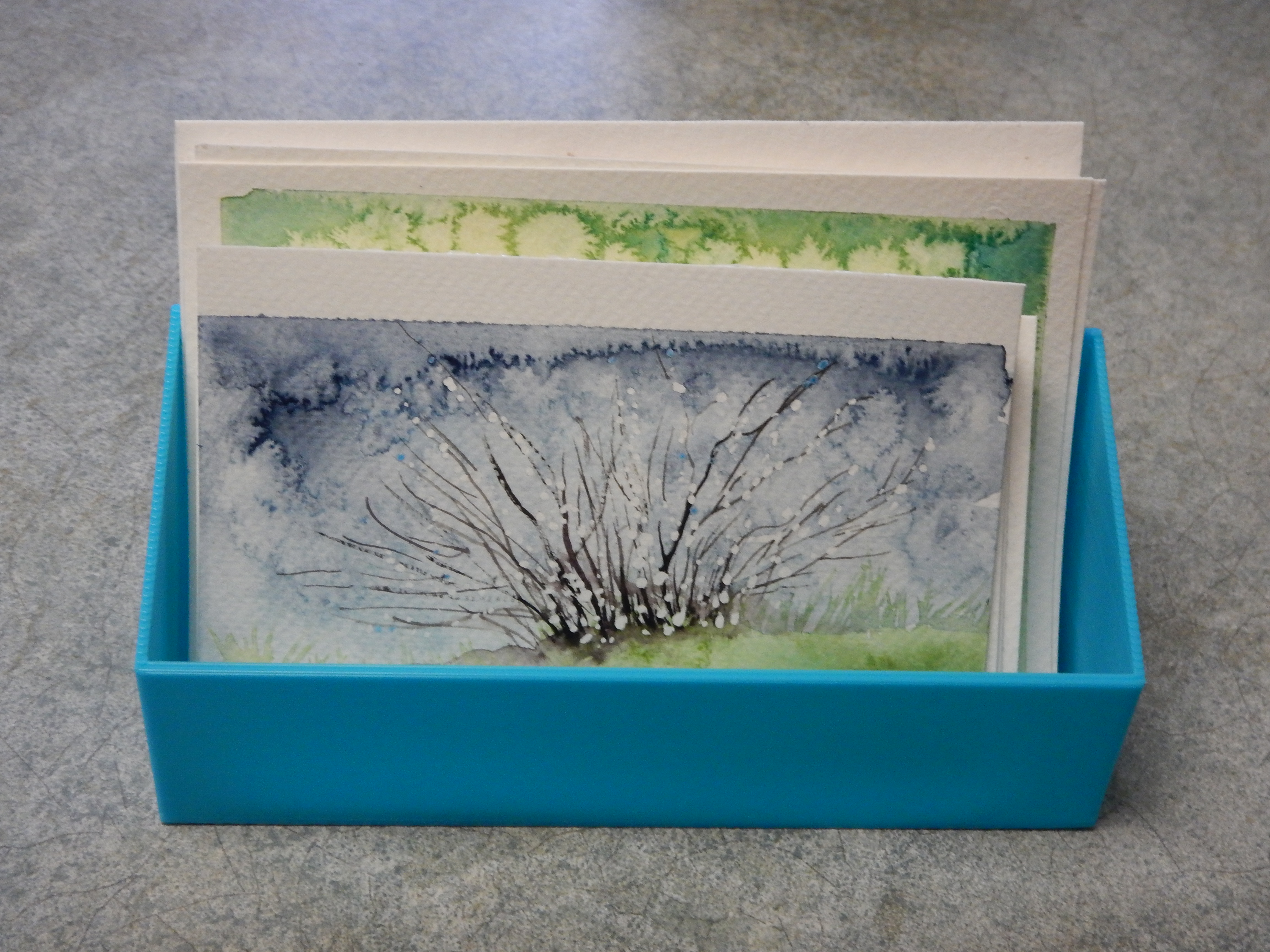 Postcard holder - parameterized / Postkartenhalter - parametrisiert — miniatura 2