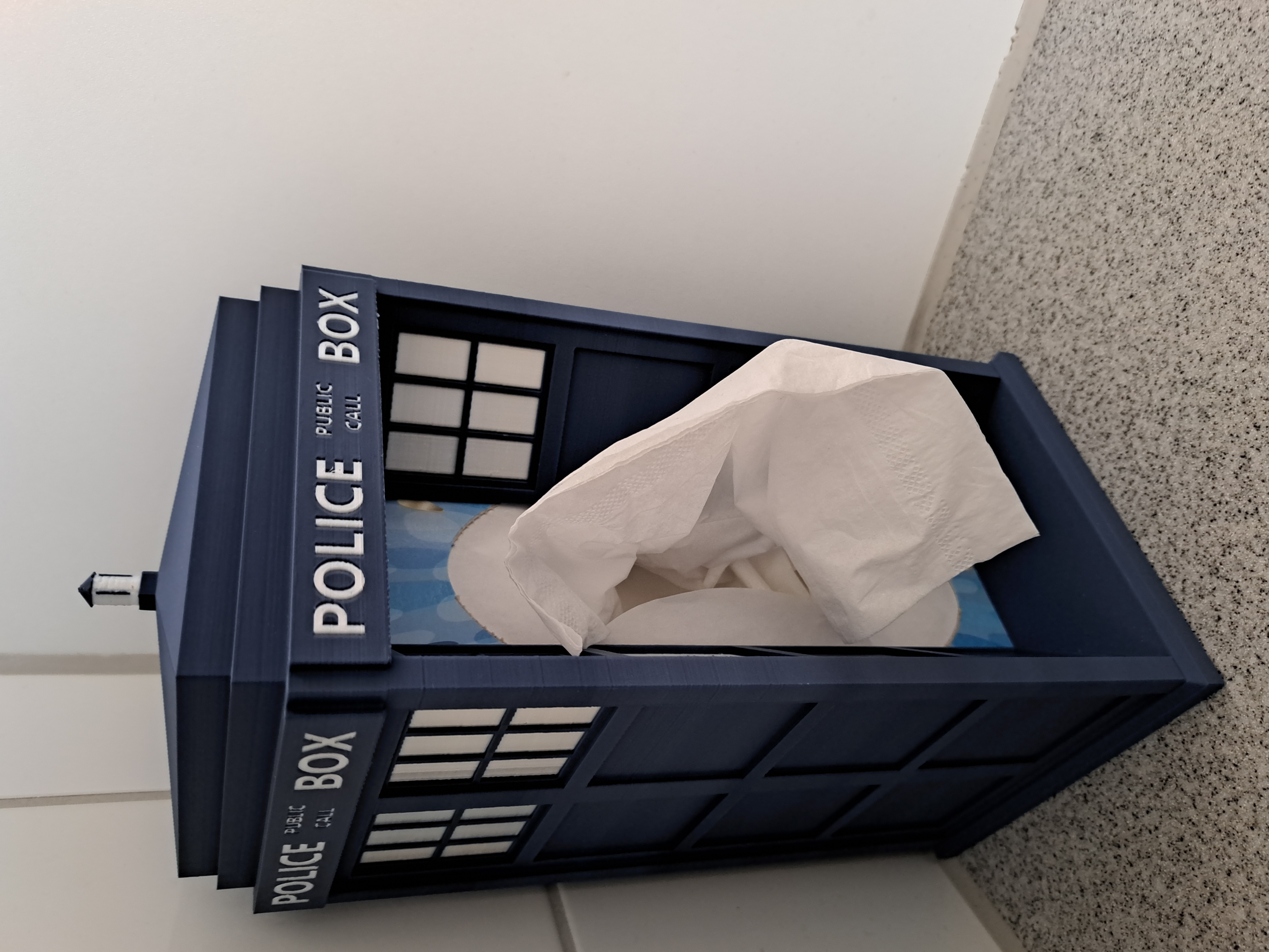 TARDIS Tissue box