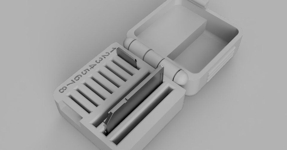 One print 8 MicroSD + 3 SD card box (4x4x3cm) by Théo Lepoutte ...