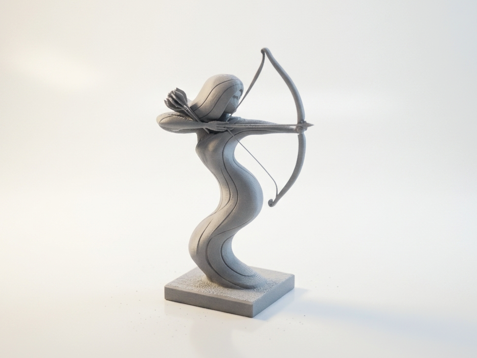 Archer Sculpture Fantasy Figurine 3D Printable