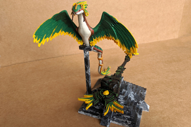 Xiuquatl model from Guild Wars 2