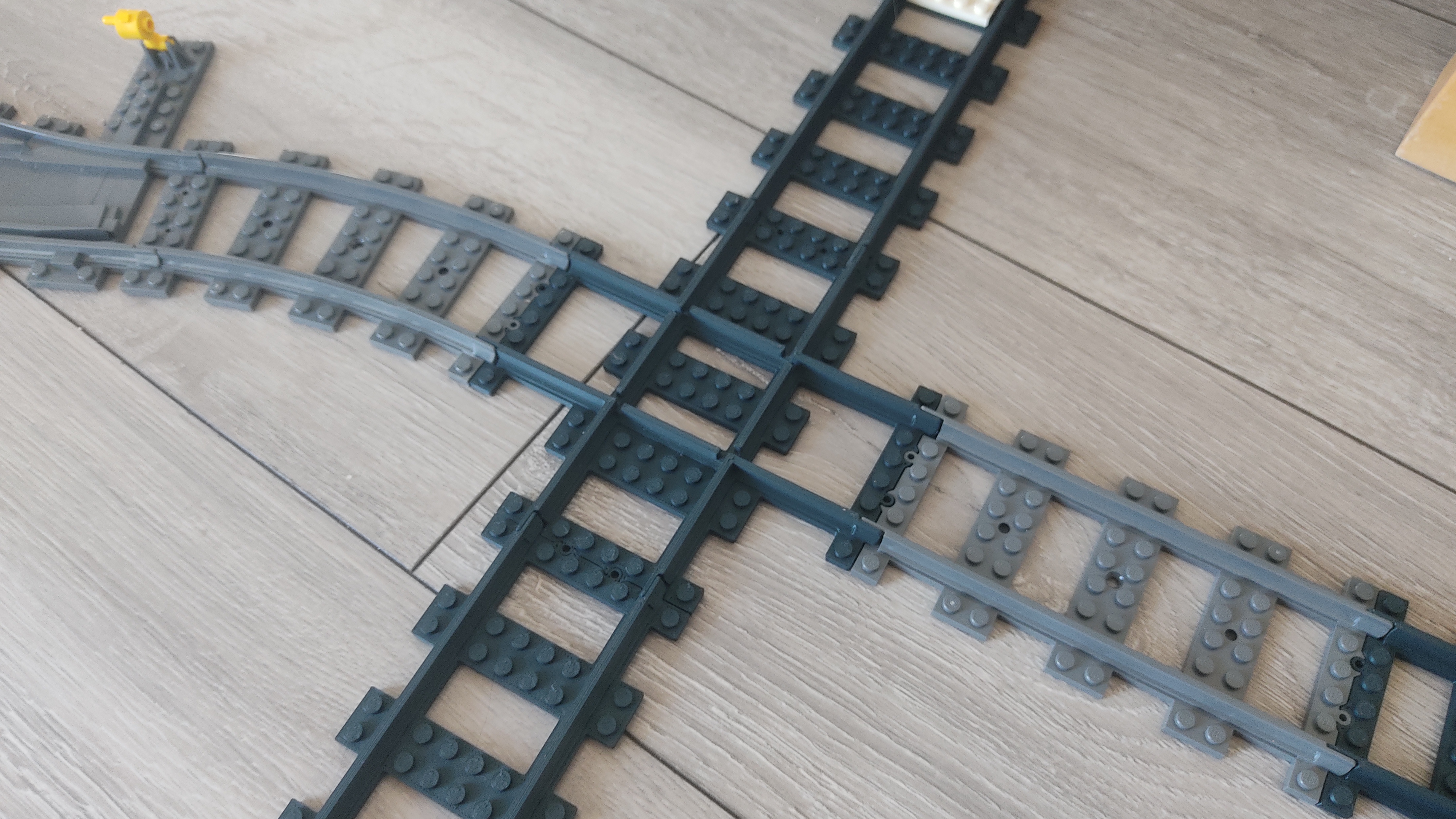 Lego train best sale cross track