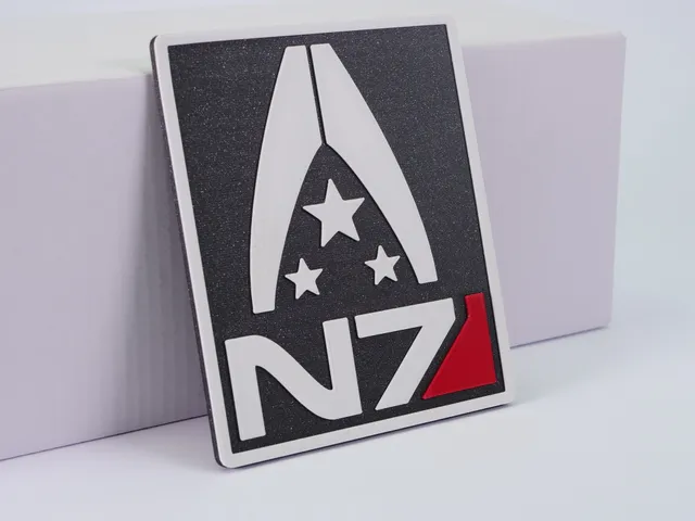 Mass Effect N7 Plaque Magnet