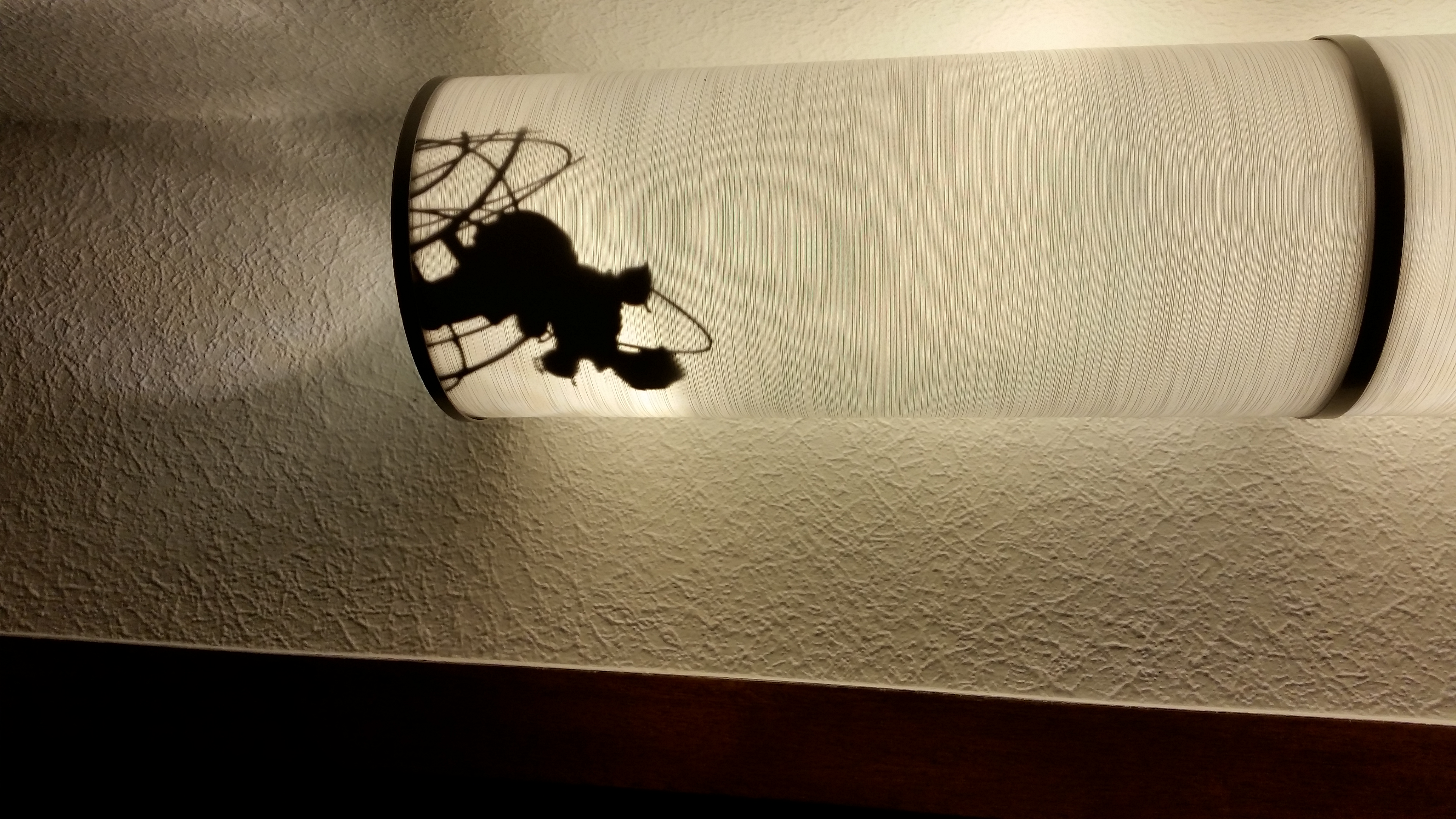 GlaDOS lamp silhouette