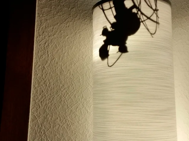 GlaDOS lamp silhouette
