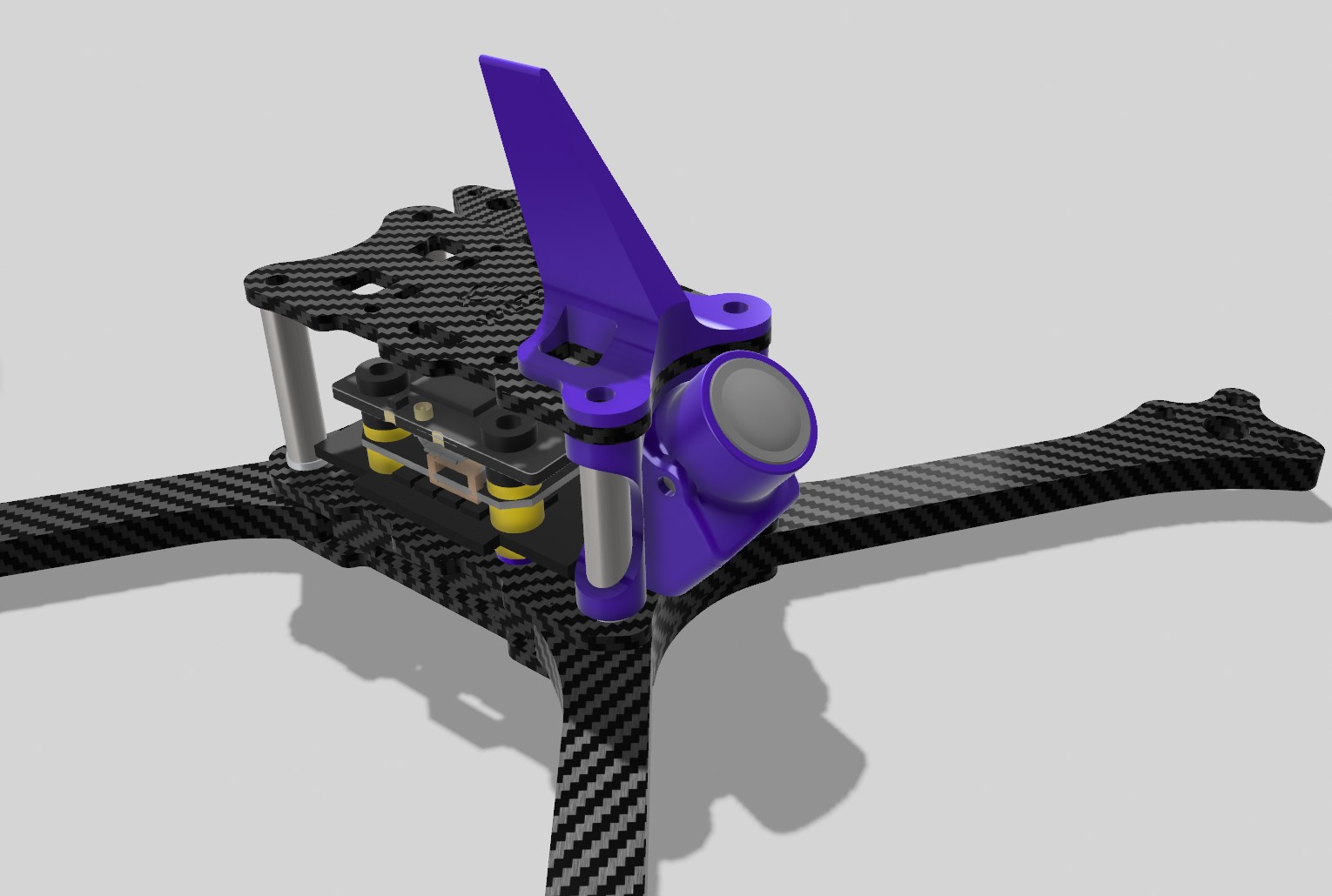 Wizz #8 Camera Mount - HDZero Nano90 / Foxeer Predator Nano5