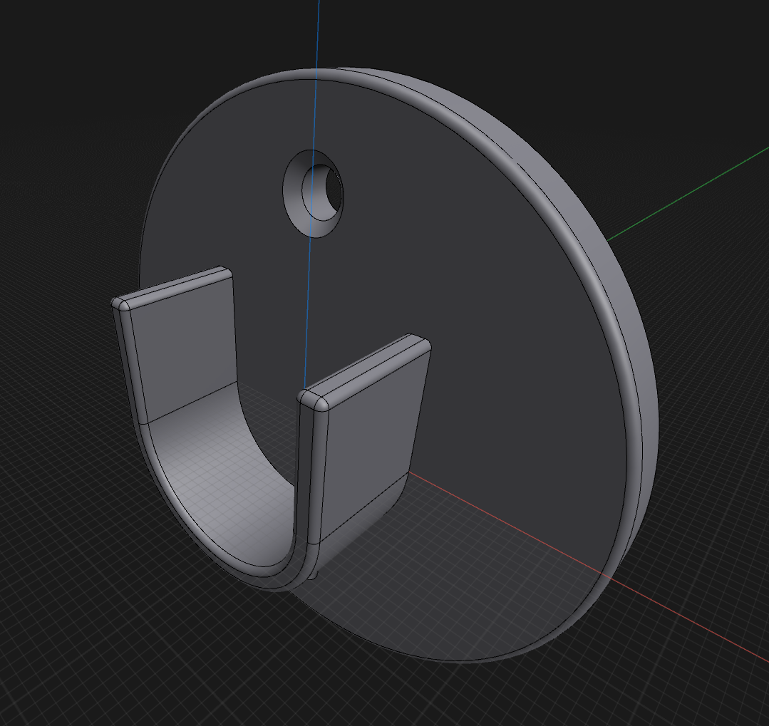 Filament spool holder for IKEA Eket cabinet
