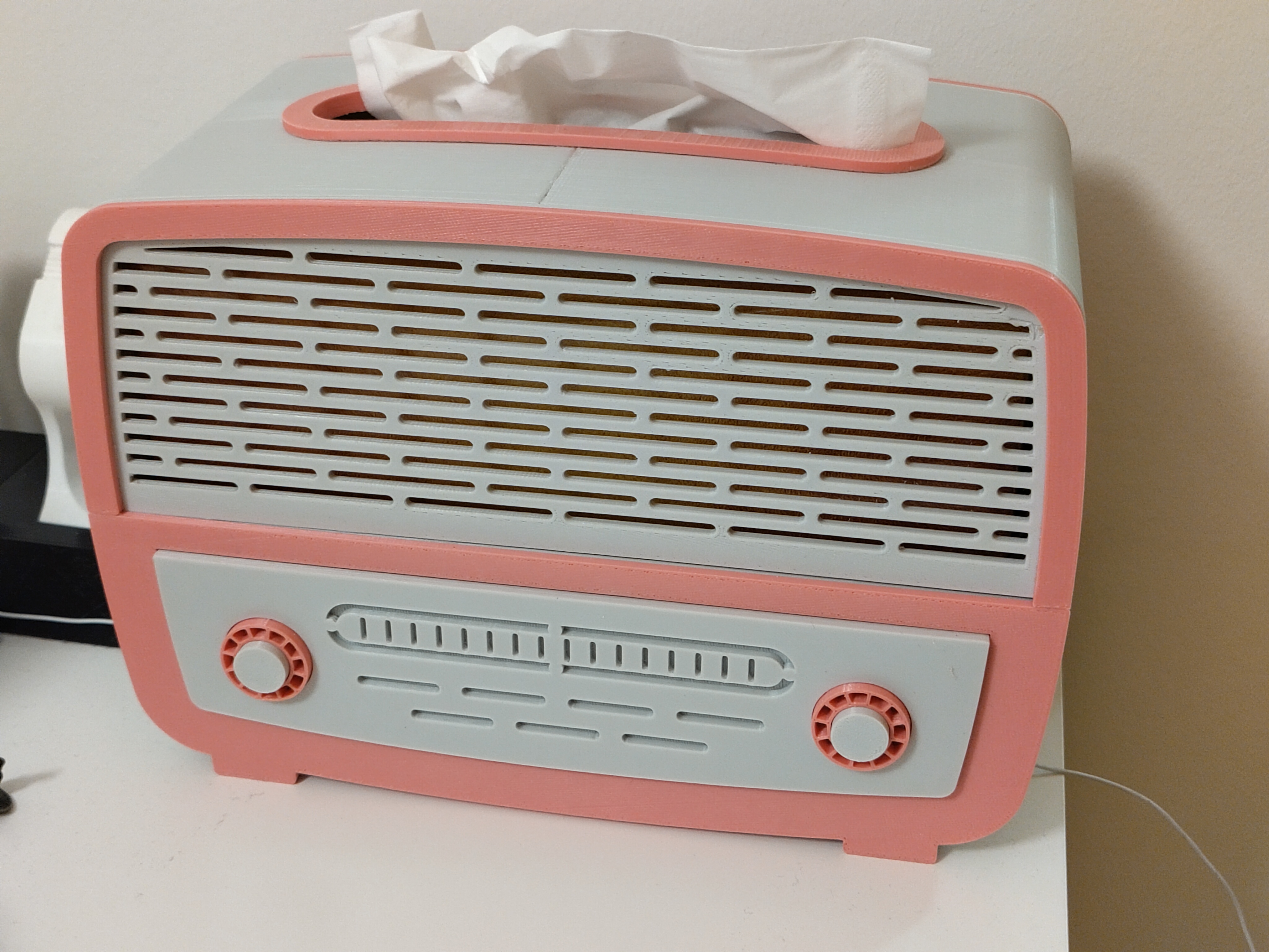Split Body for Vintage Radio Tissue Dispenser